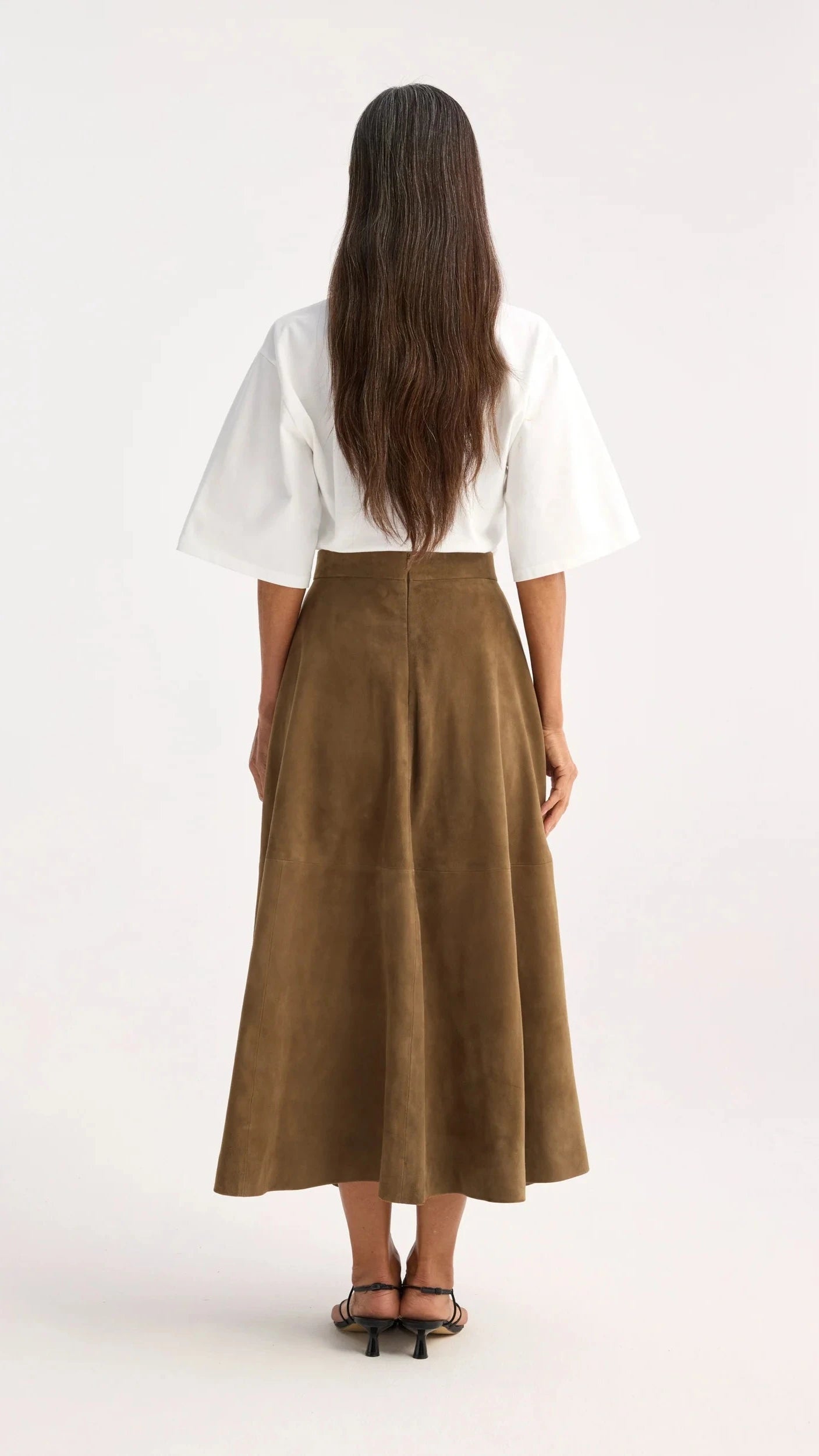 Rohe Suede A-line Skirt