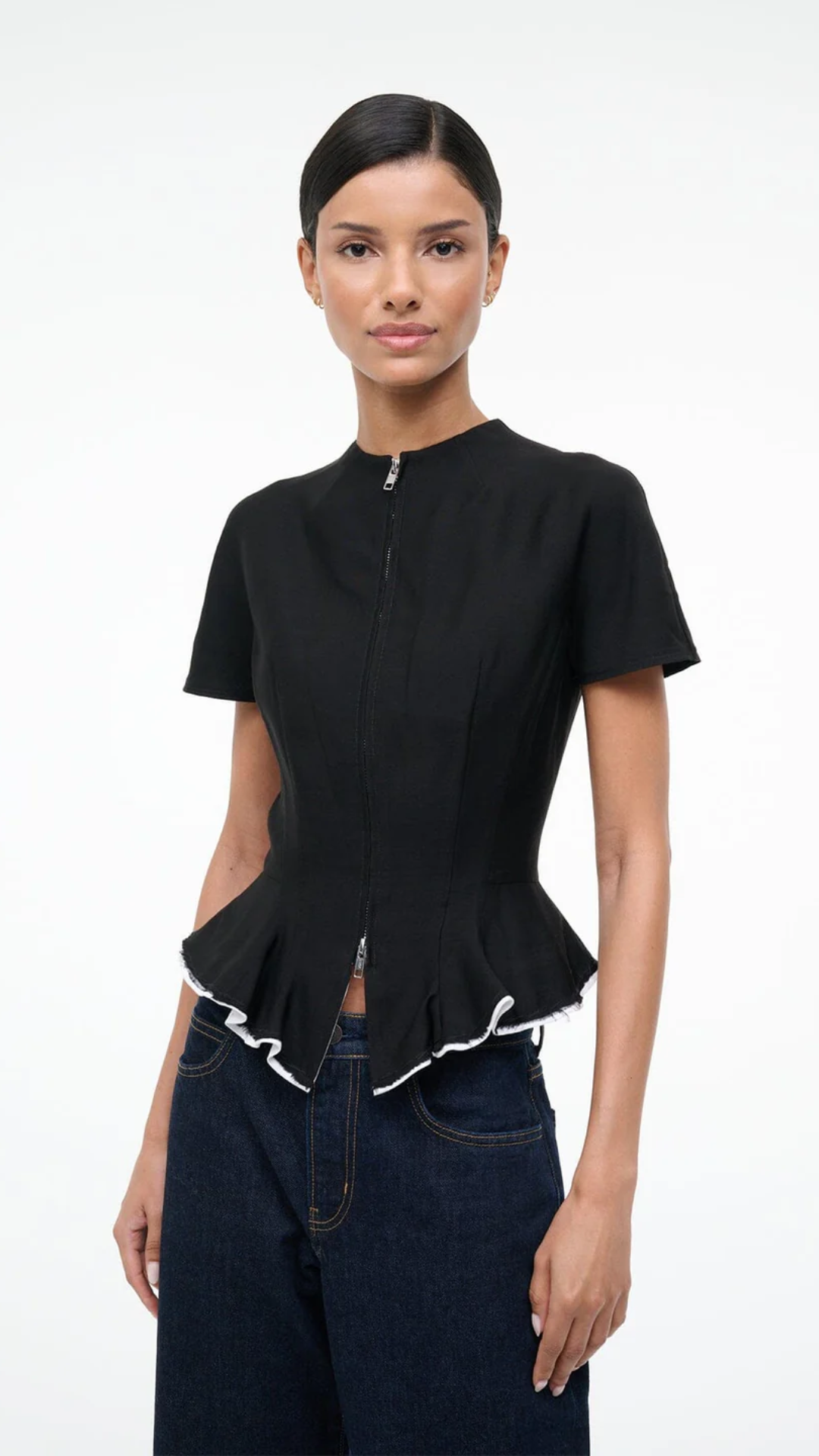 Staud Maelle Top in Black