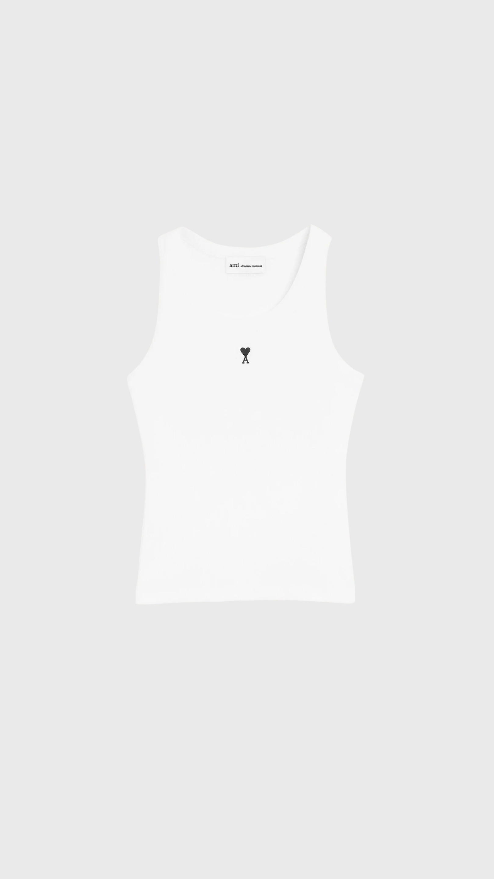 Ami Cotton Ami De Coeur Tank
