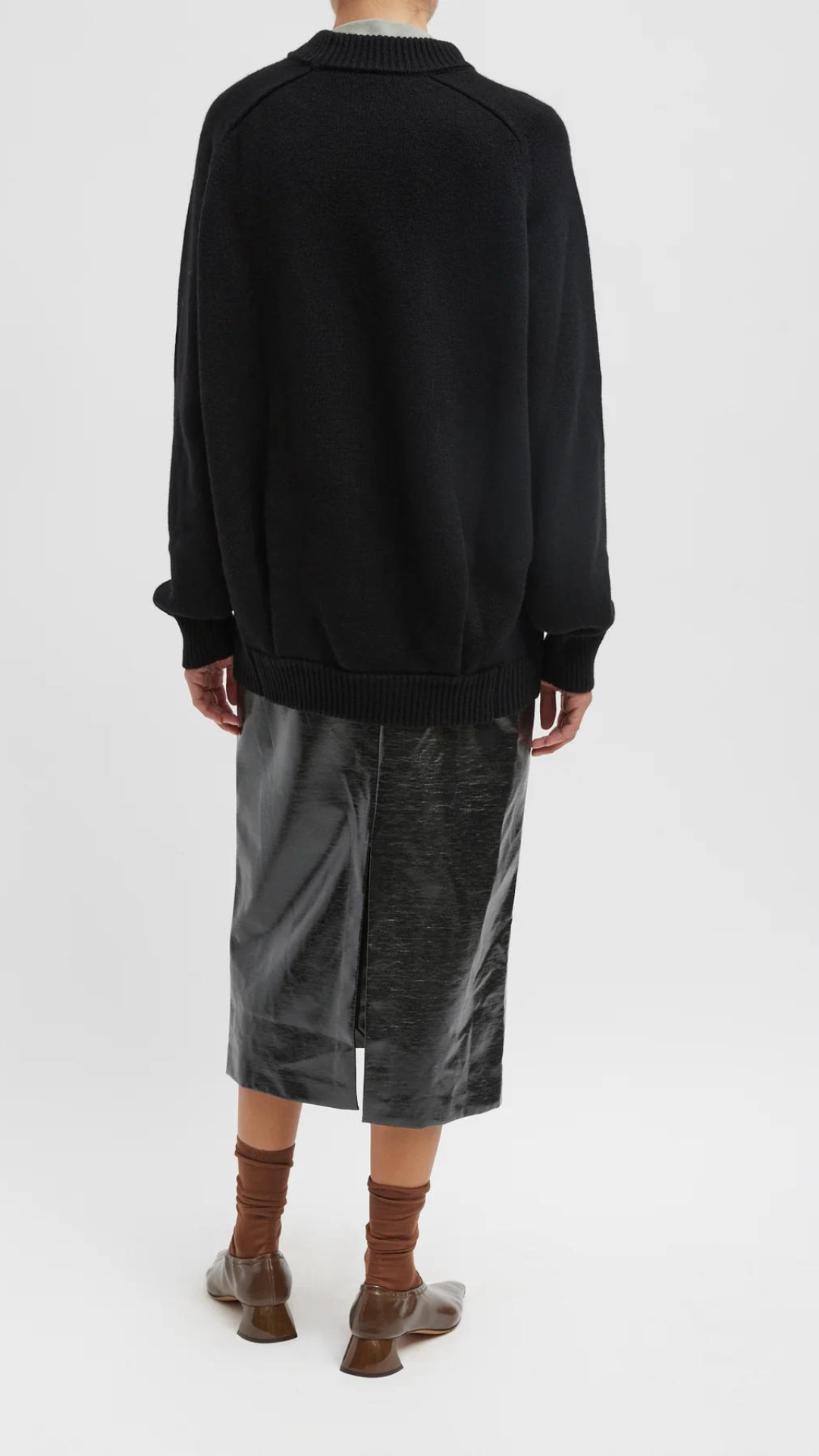 Tibi Oversized Crewneck Pullover