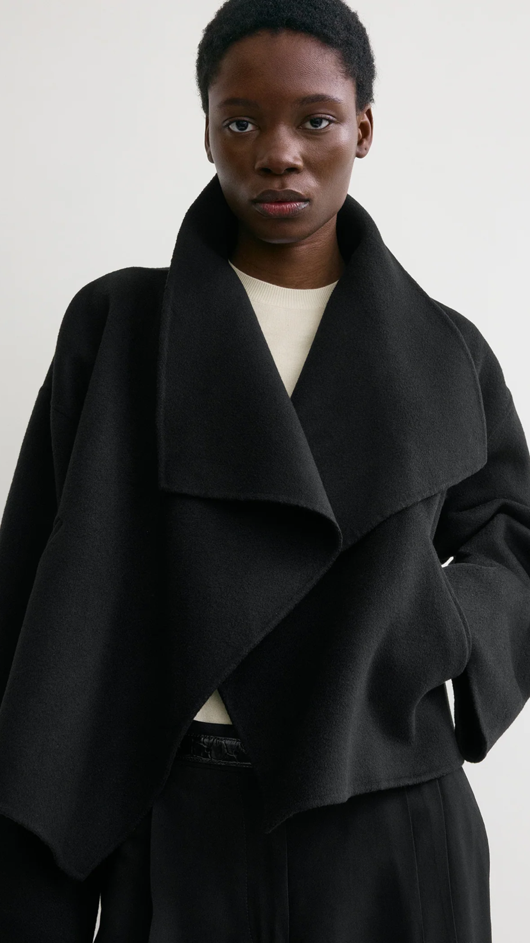 Toteme Signature Double Jacket in Black