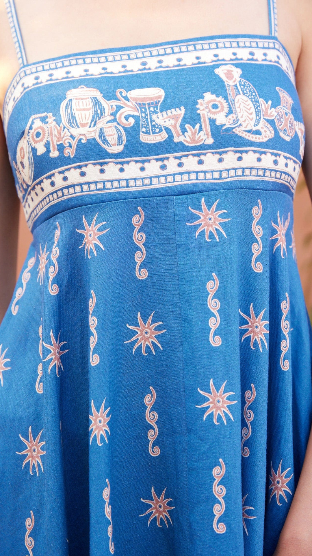 Alemais Acacia Sundress in Blue