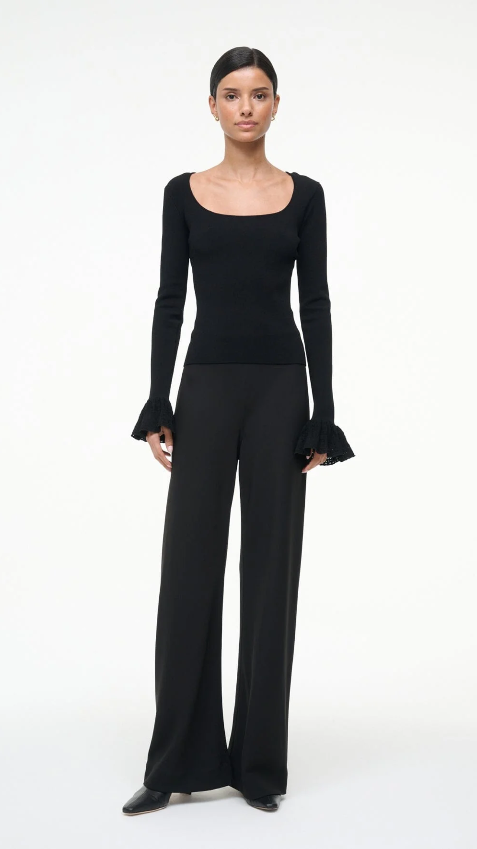 Staud Shelley Top in Black