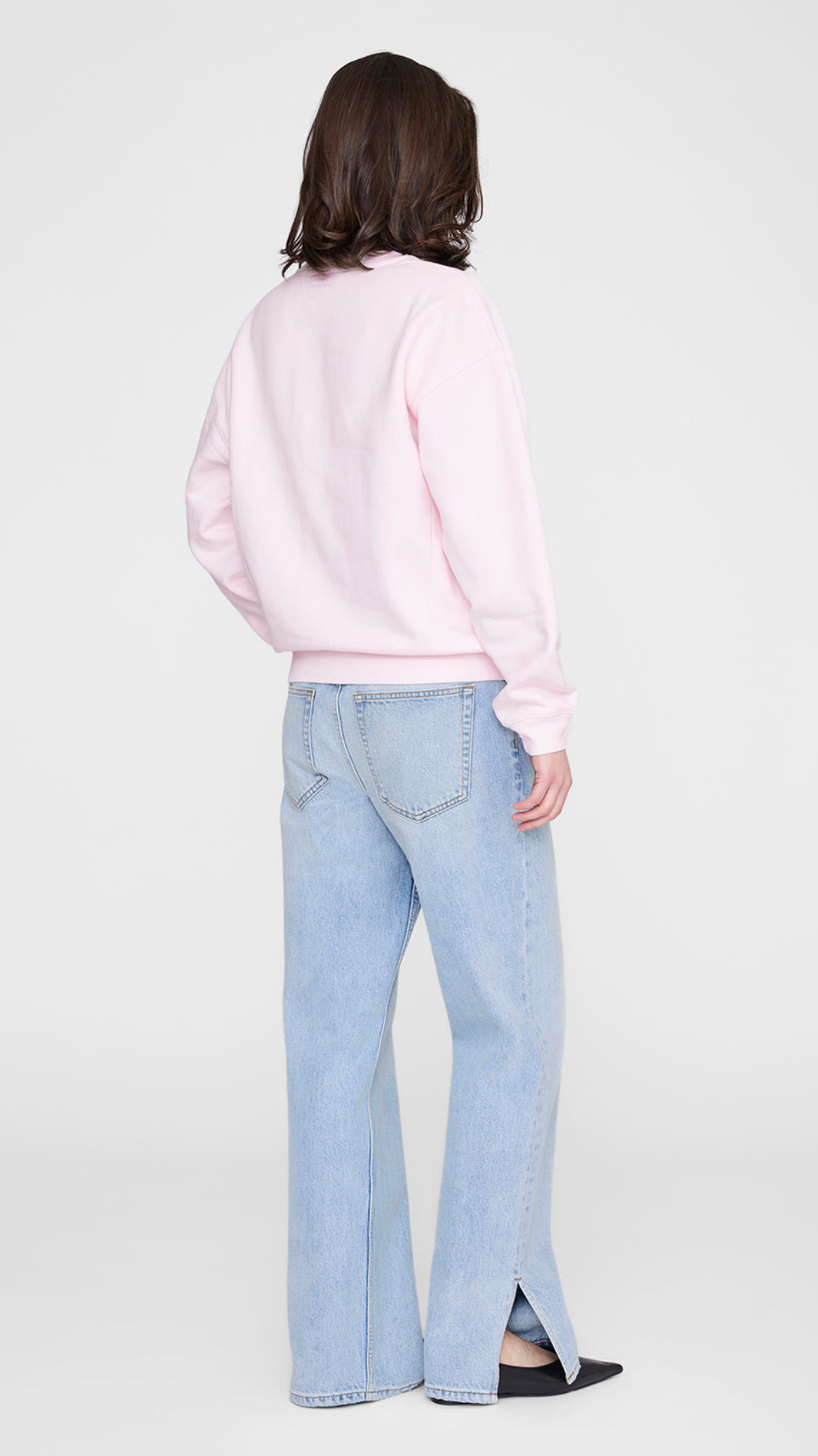 Anine Bing Spencer Sweatshirt in Pink