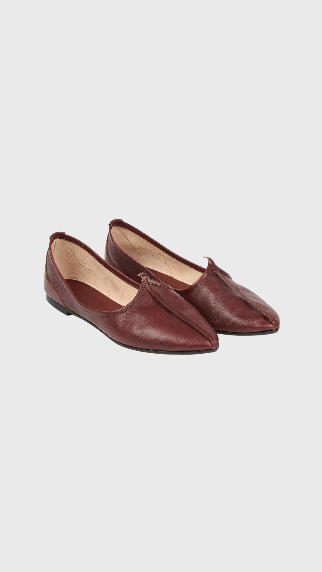 Jamie Haller Jutti Slipper in Oxblood