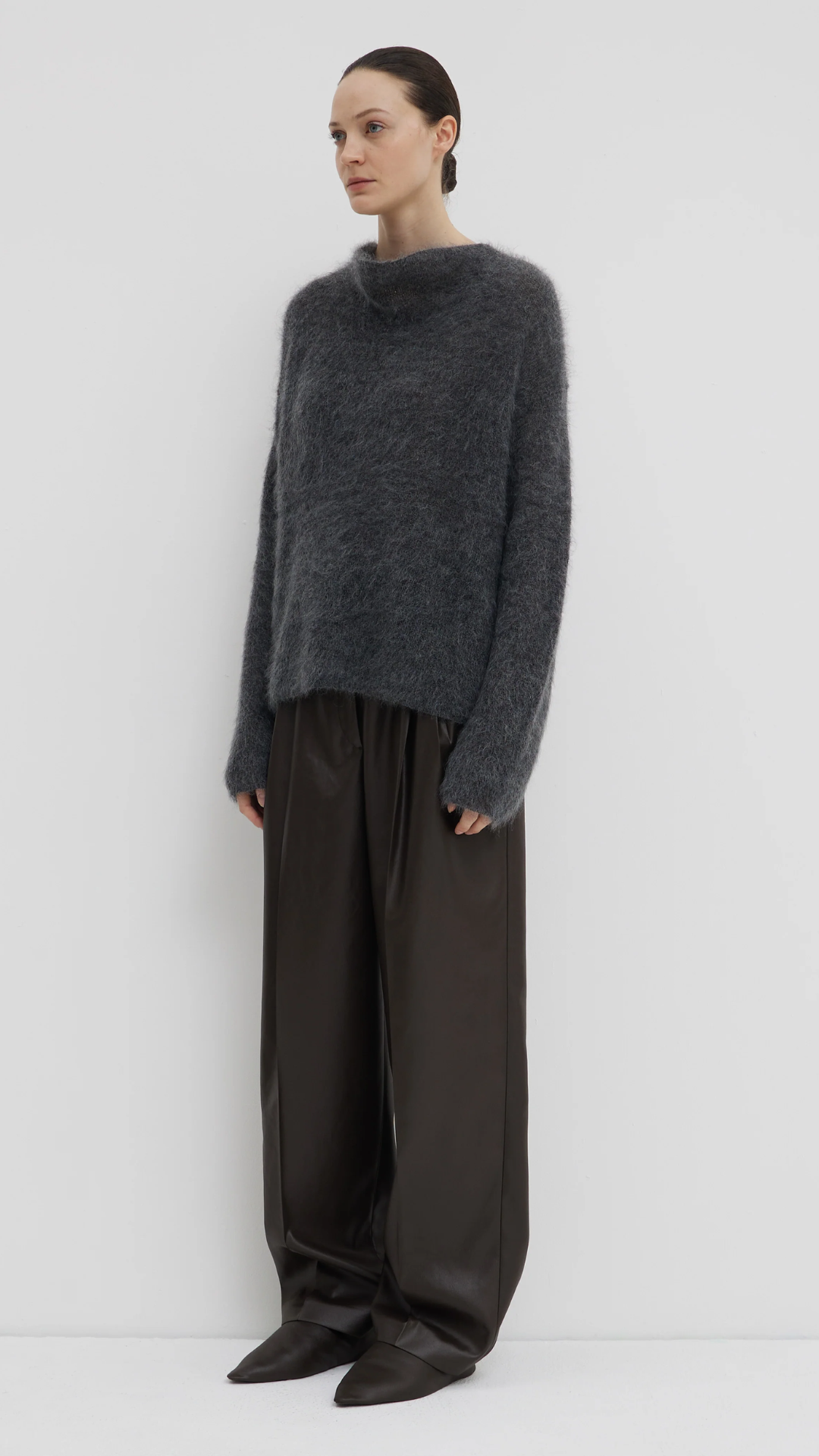 Christian Wijnants Karbriella Sweater in Graphite