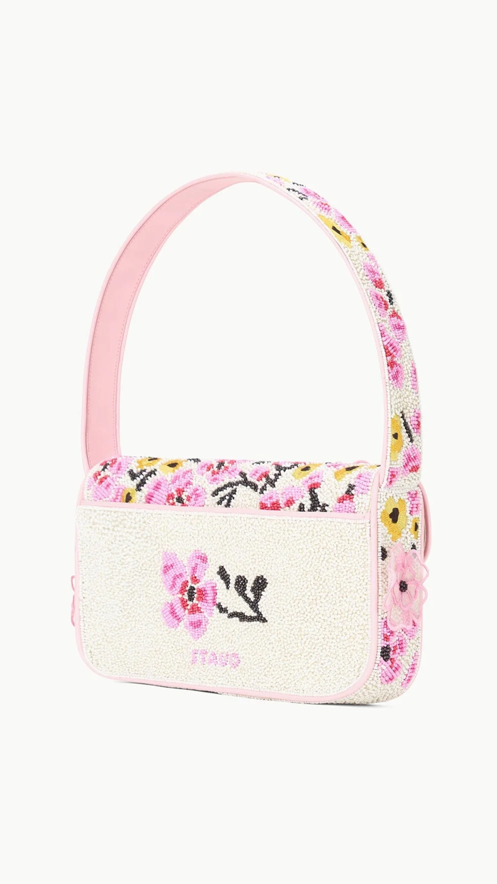 Staud Tommy Beaded Bag in Blossom Floral