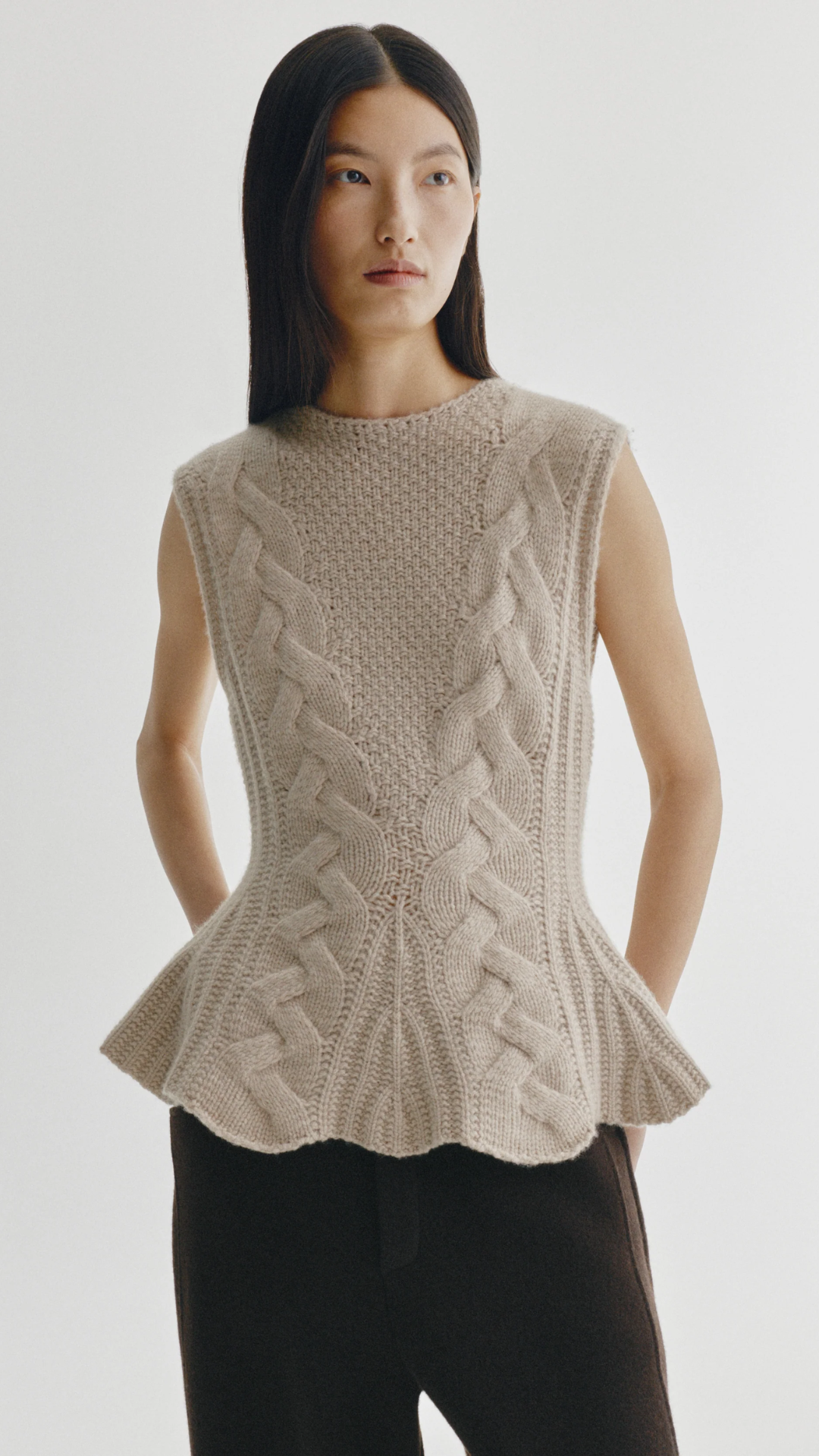 Lisa Yang Signy Top in Sand