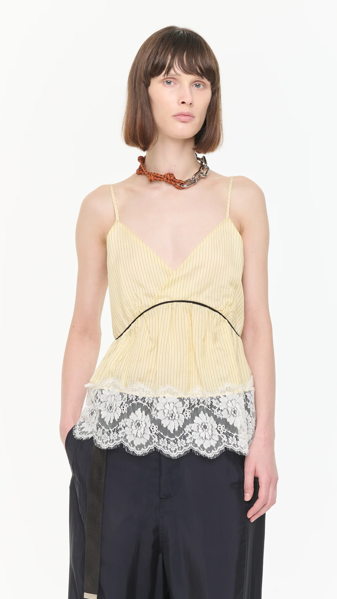 Plan C Cami Tank Top in Yellow