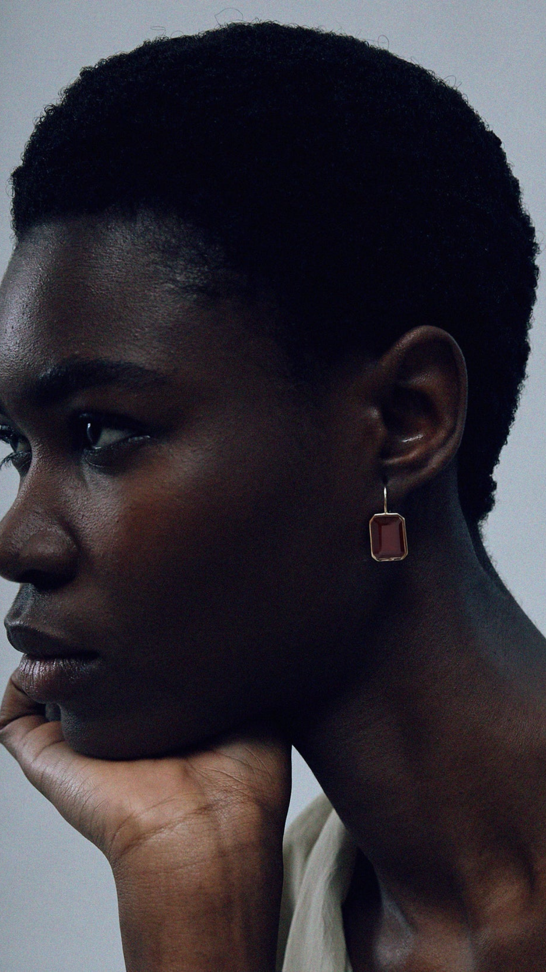 Lizzie Fortunato 14k Gold Aria Earrings in Hessonite Garnet