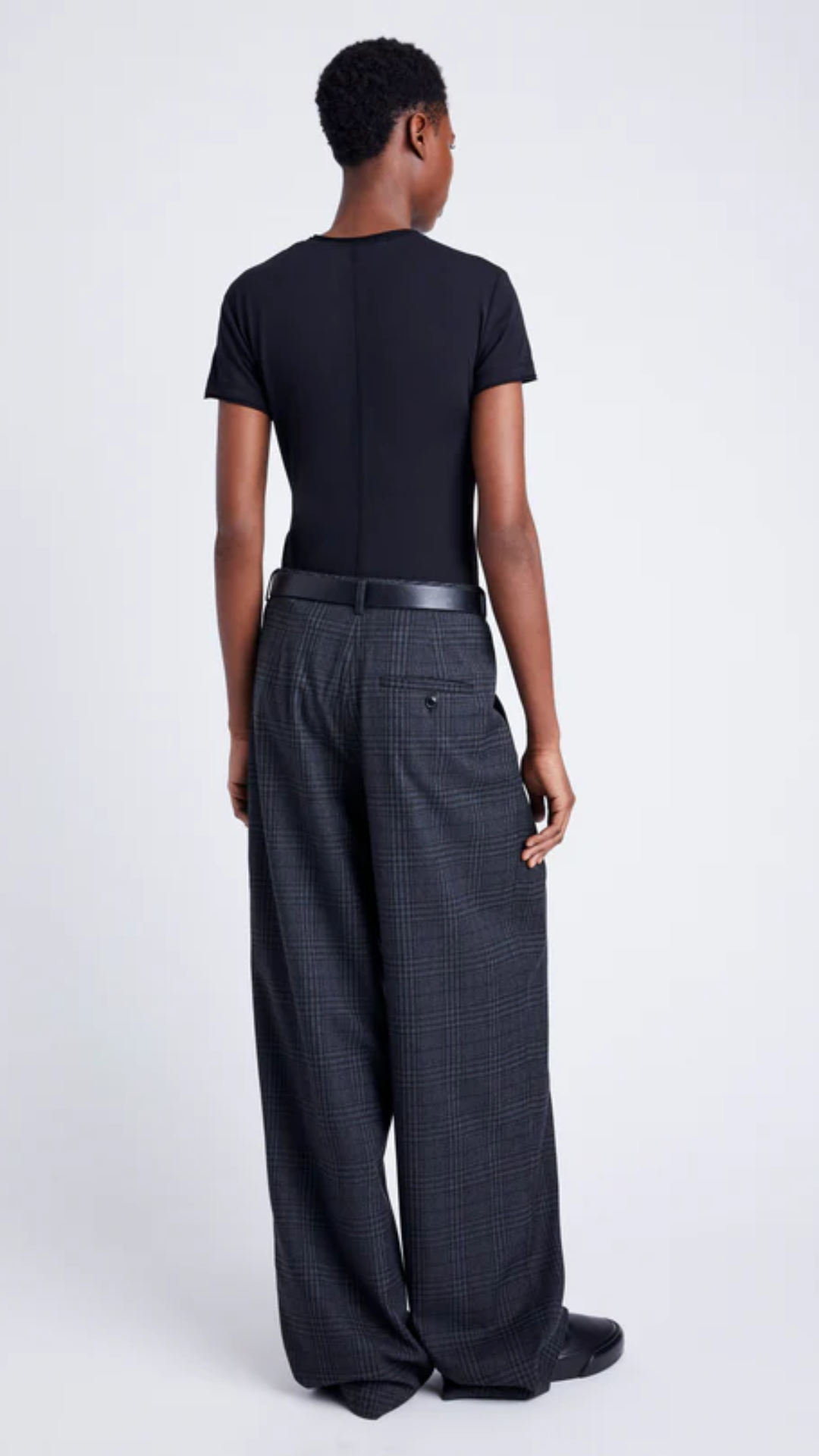 Proenza Schouler Grid Flannel Eleanor Pant