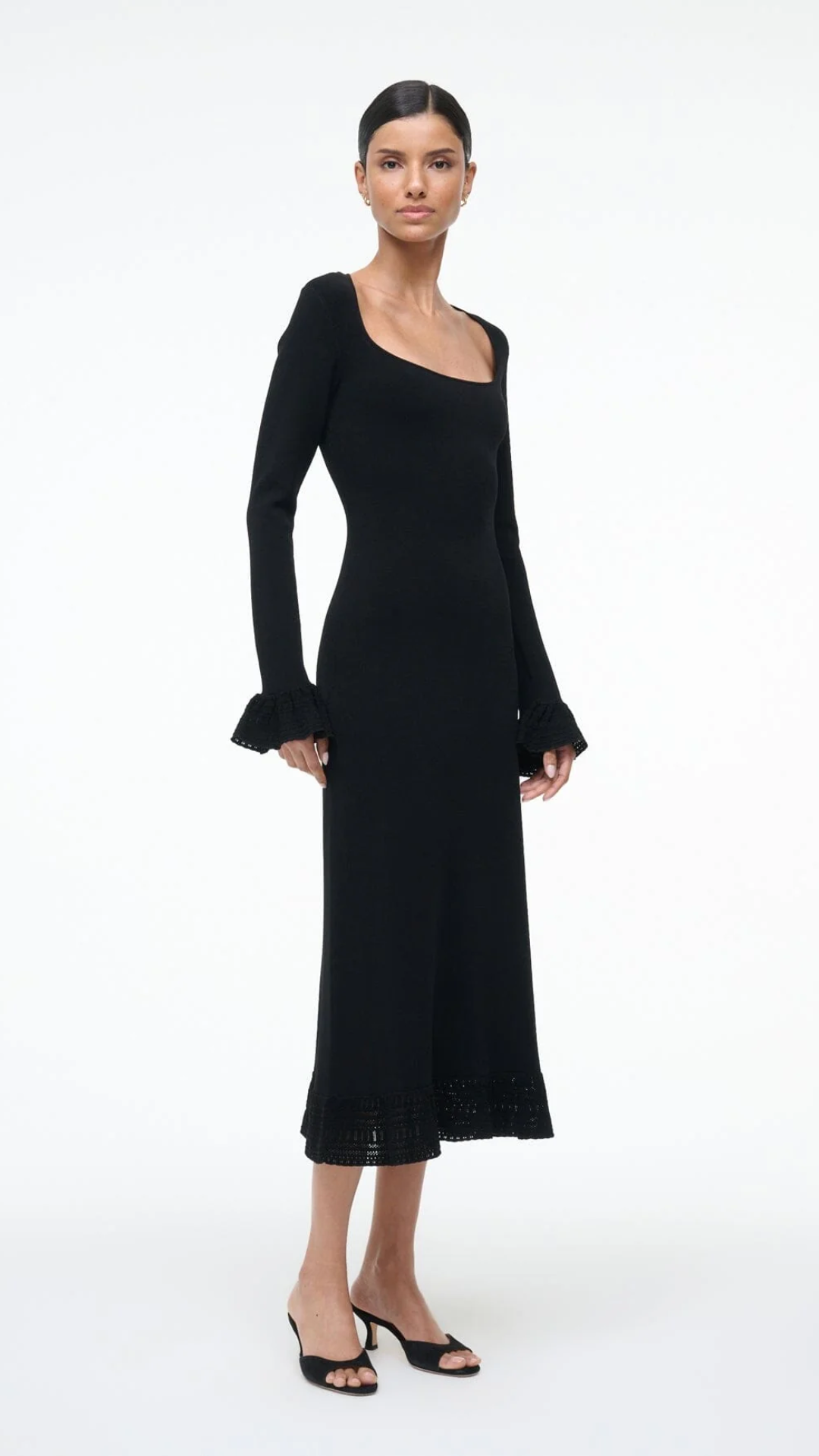 Staud Shelley Dress in Black