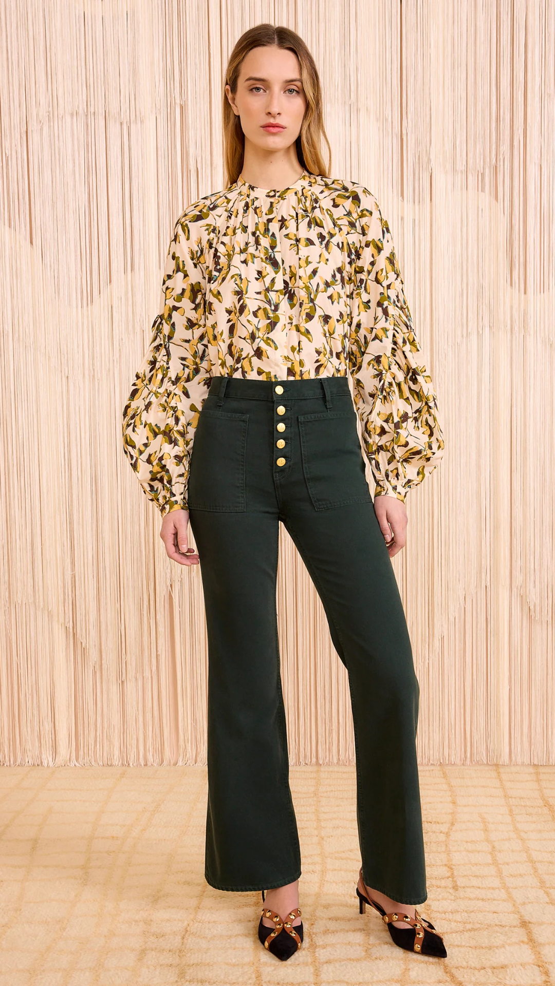 Ulla Johnson The Lou High Rise Jean in Hunter