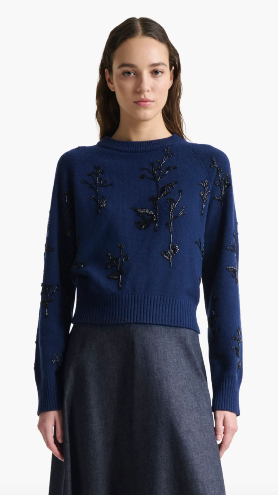 Altuzarra Paulie Sweater in Navy
