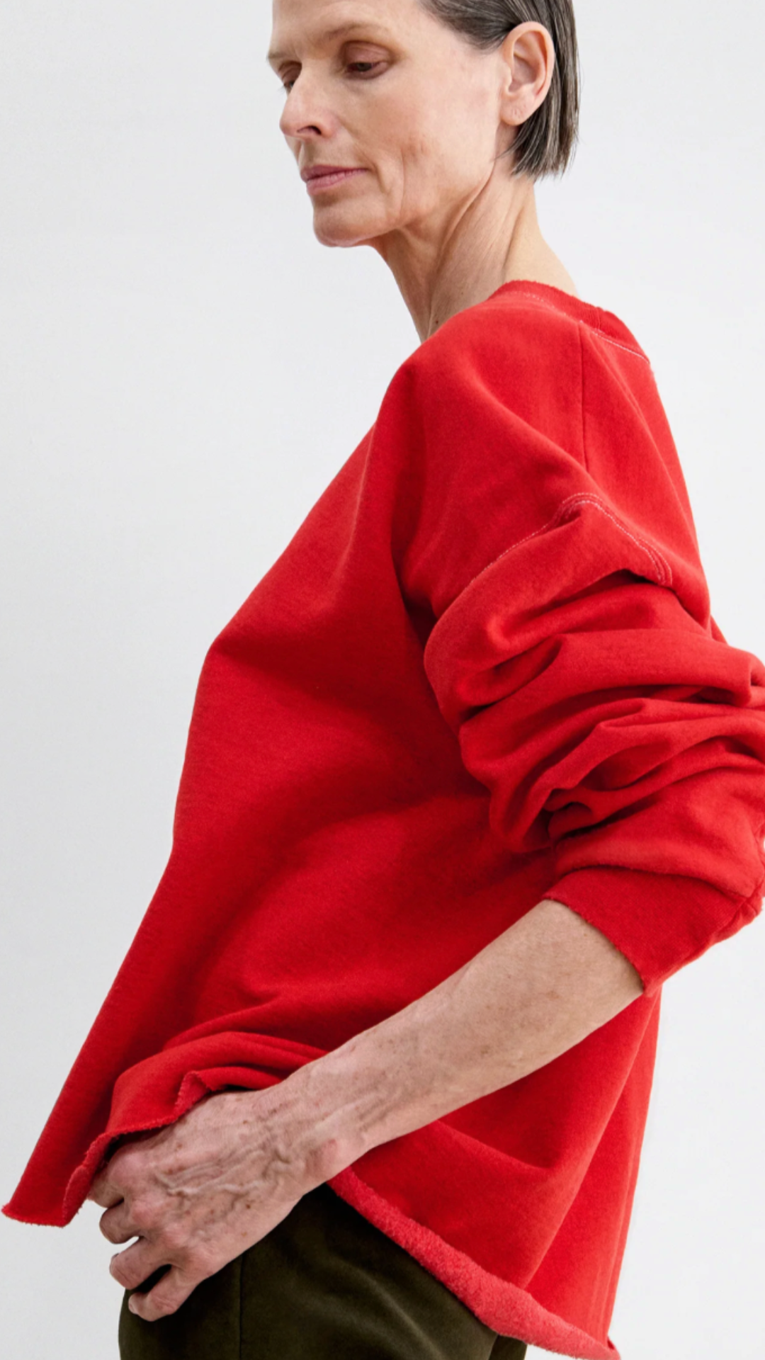Rachel Comey Fonder Sweatshirt in Cherry
