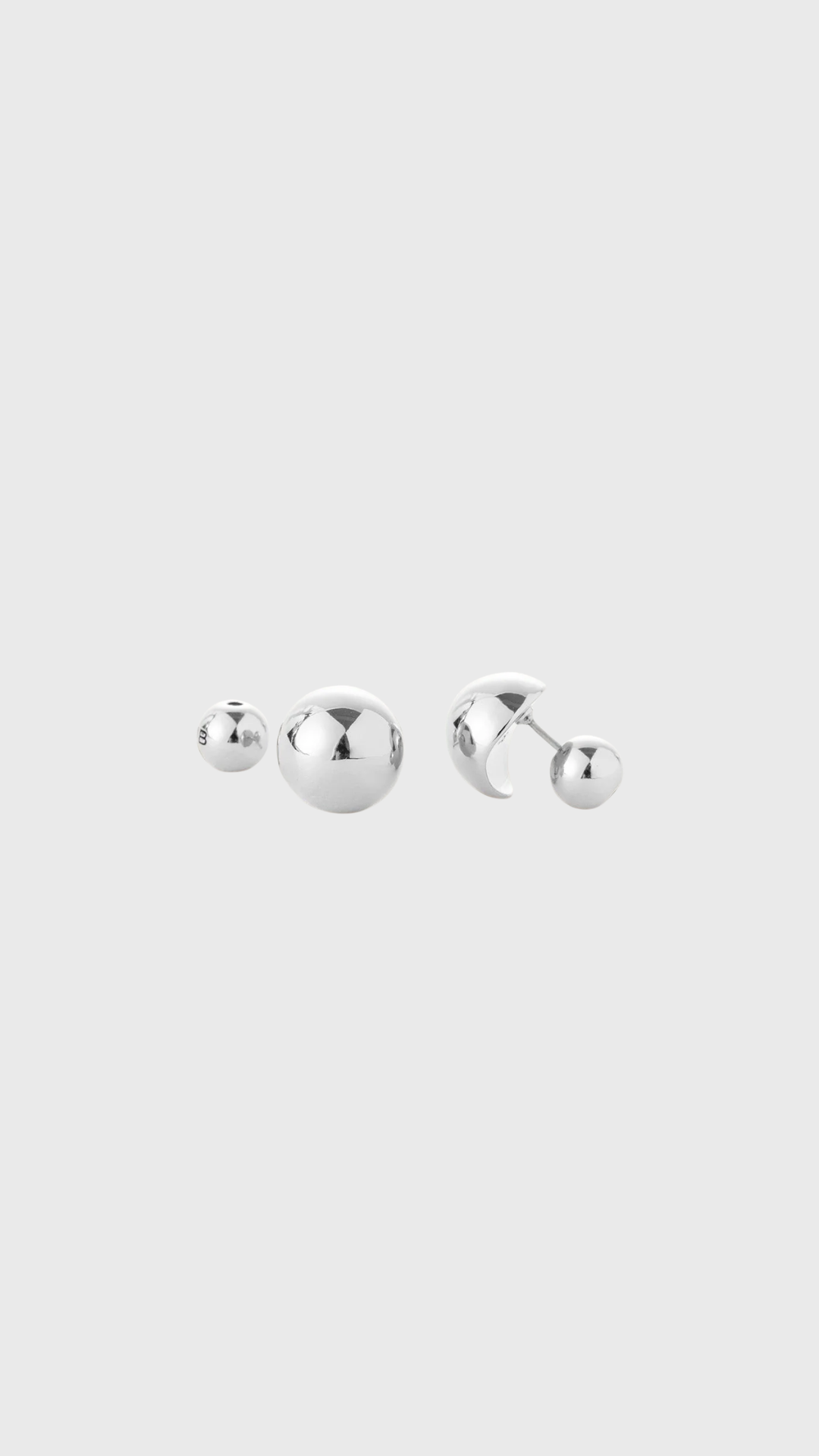 Jenny Bird Aurora Studs in Silver