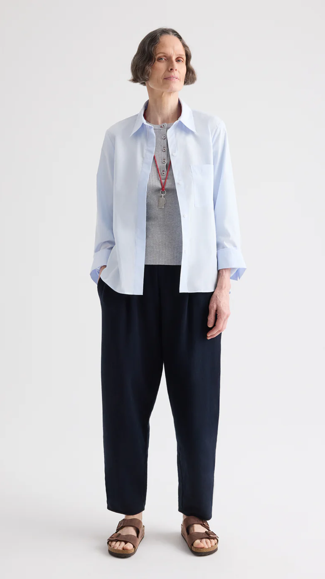 TWP Pleated Sweatpant in Midnight