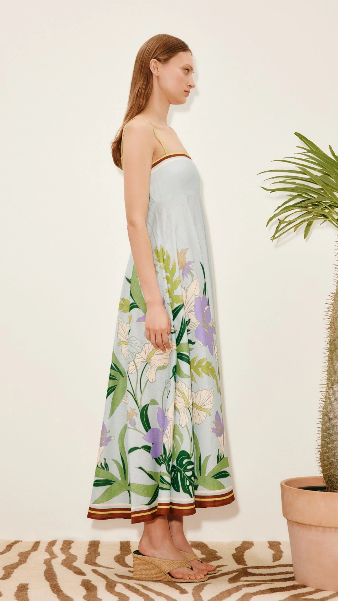 Alemais Alfie Sundress in Ice Blue