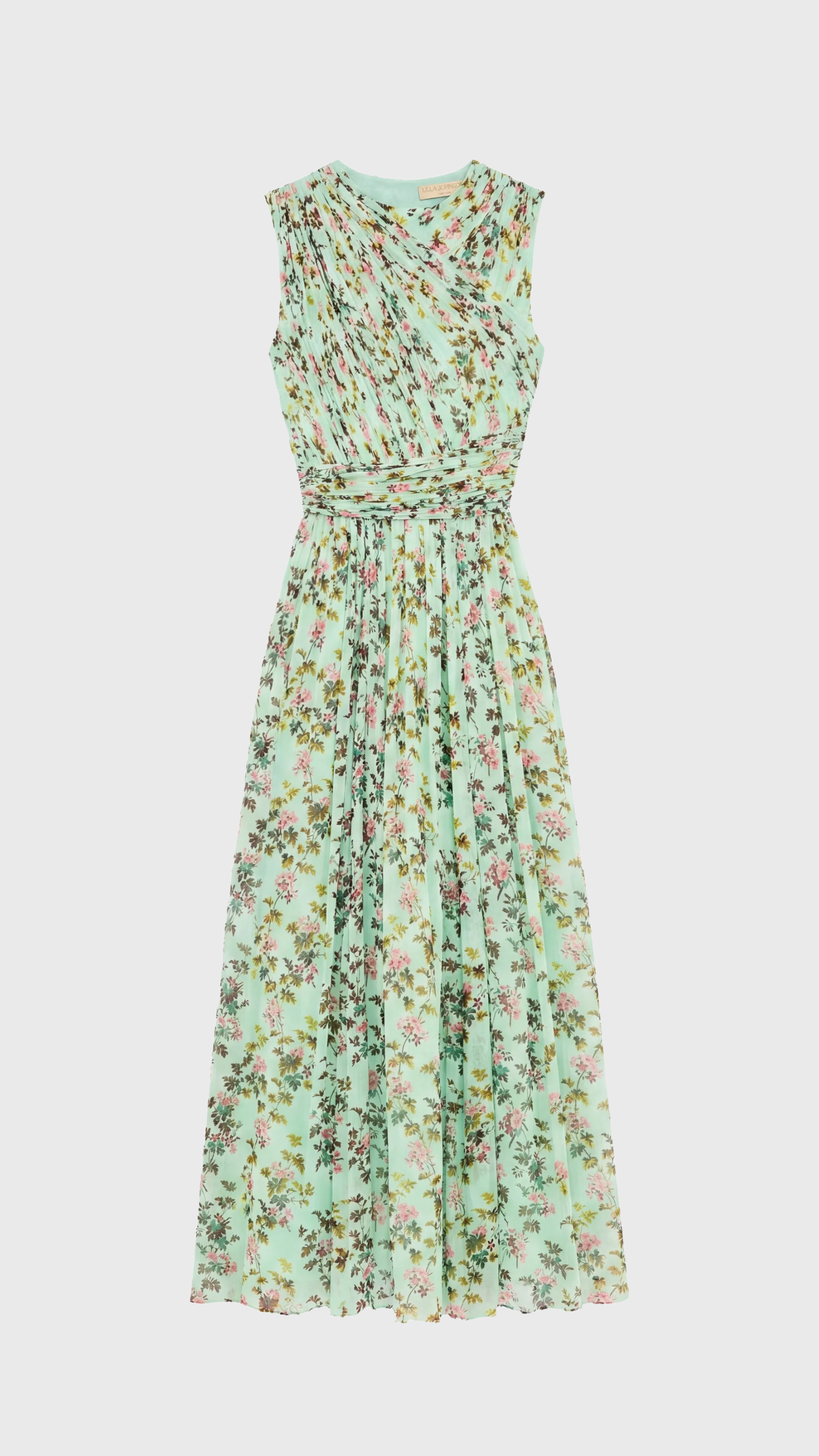 Ulla Johnson Celestina Silk Dress in Opaline