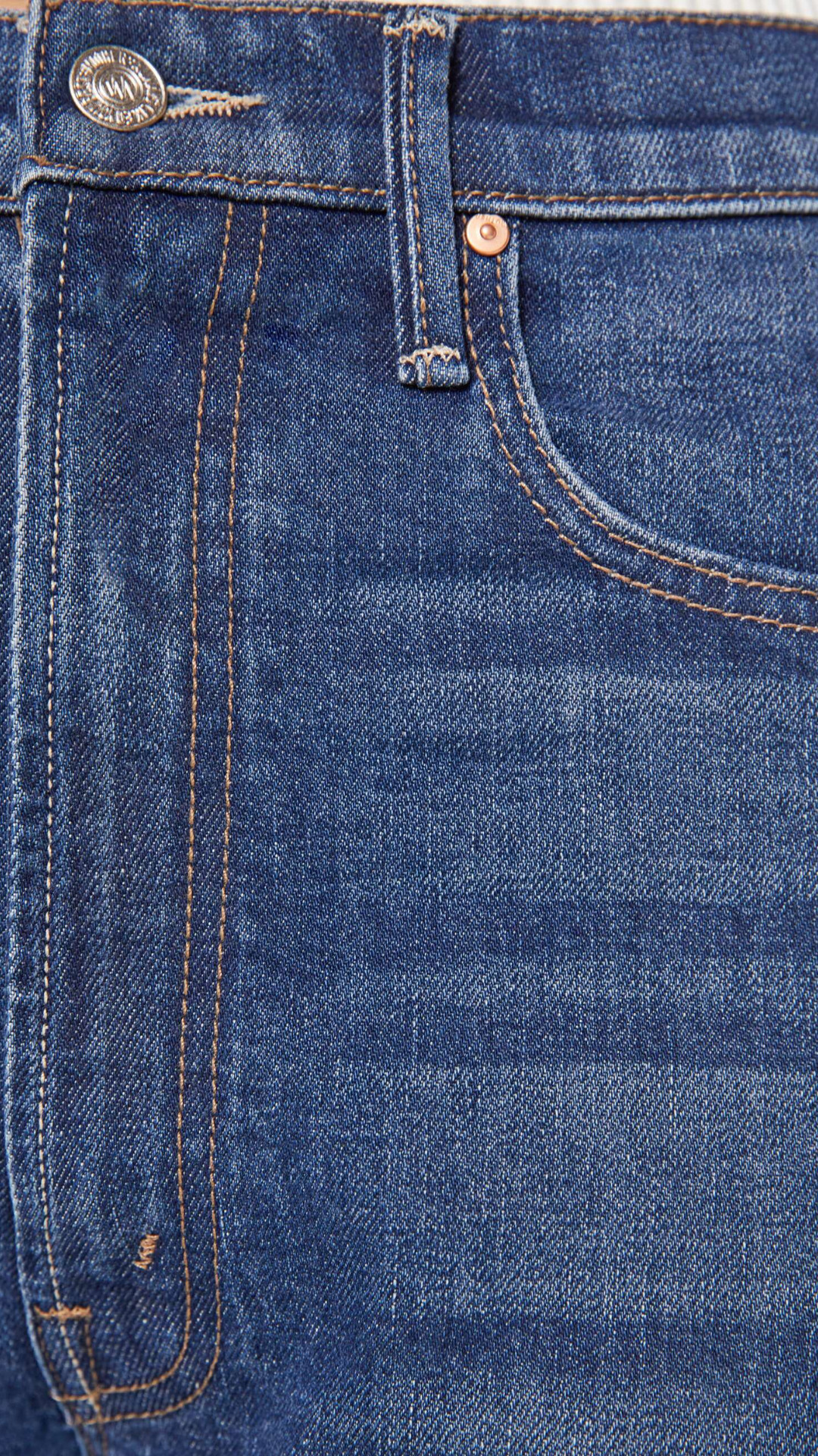 Mother The Half-Pipe Ankle Cuff Fray Jean in Perfectly Imperfect