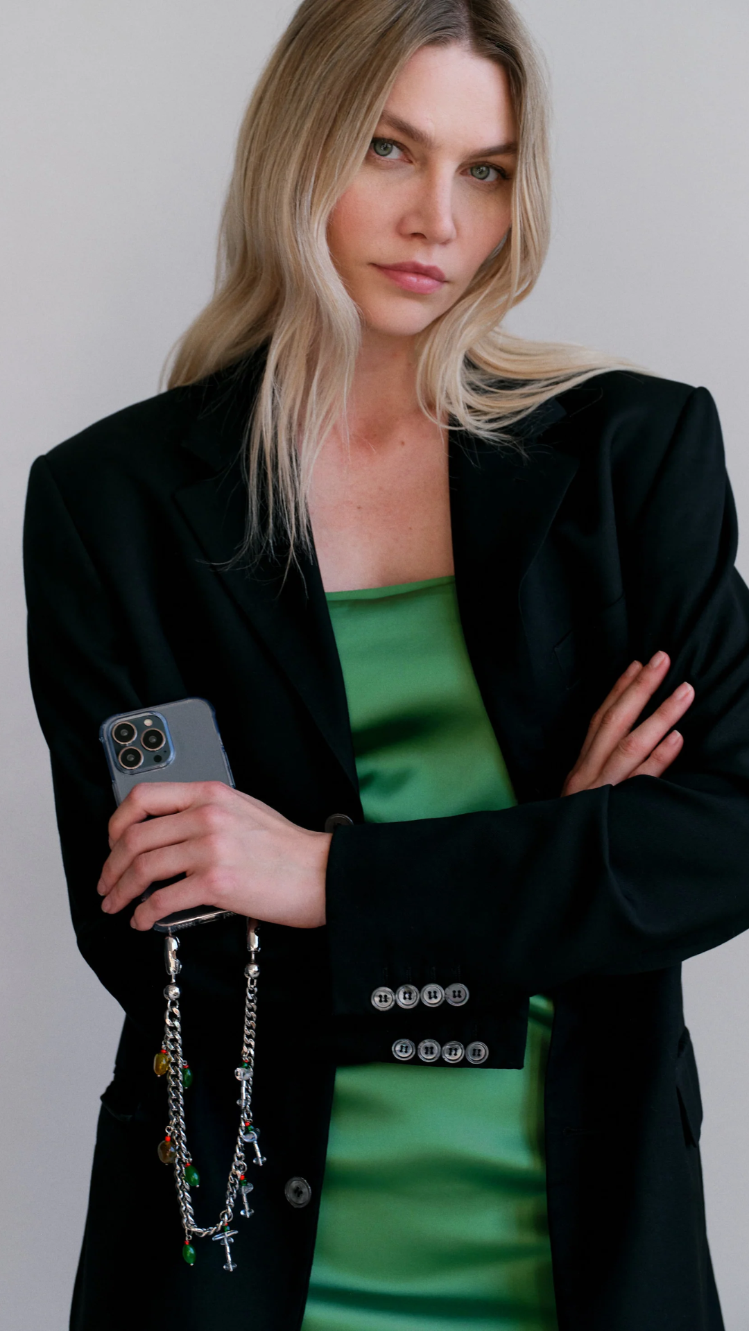 OSSA Curb Chain Martini Wrislet in Martini