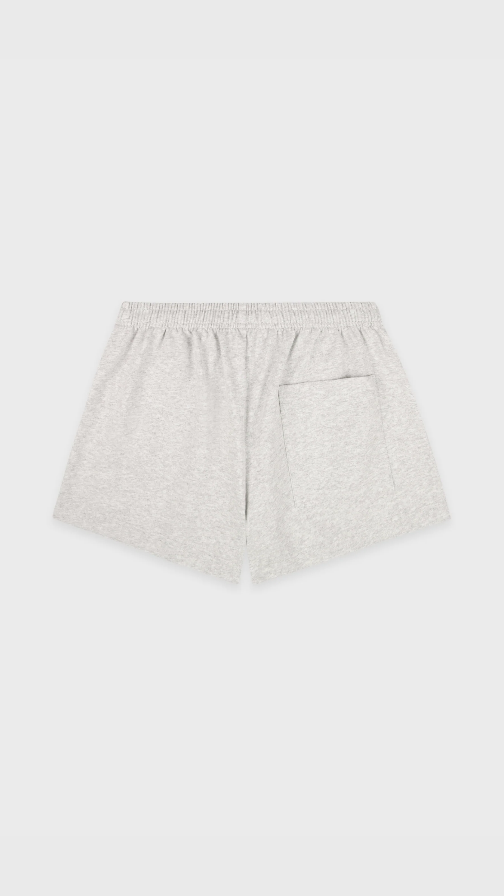 Sporty & Rich Beverly Script Disco Short in Heather Gray