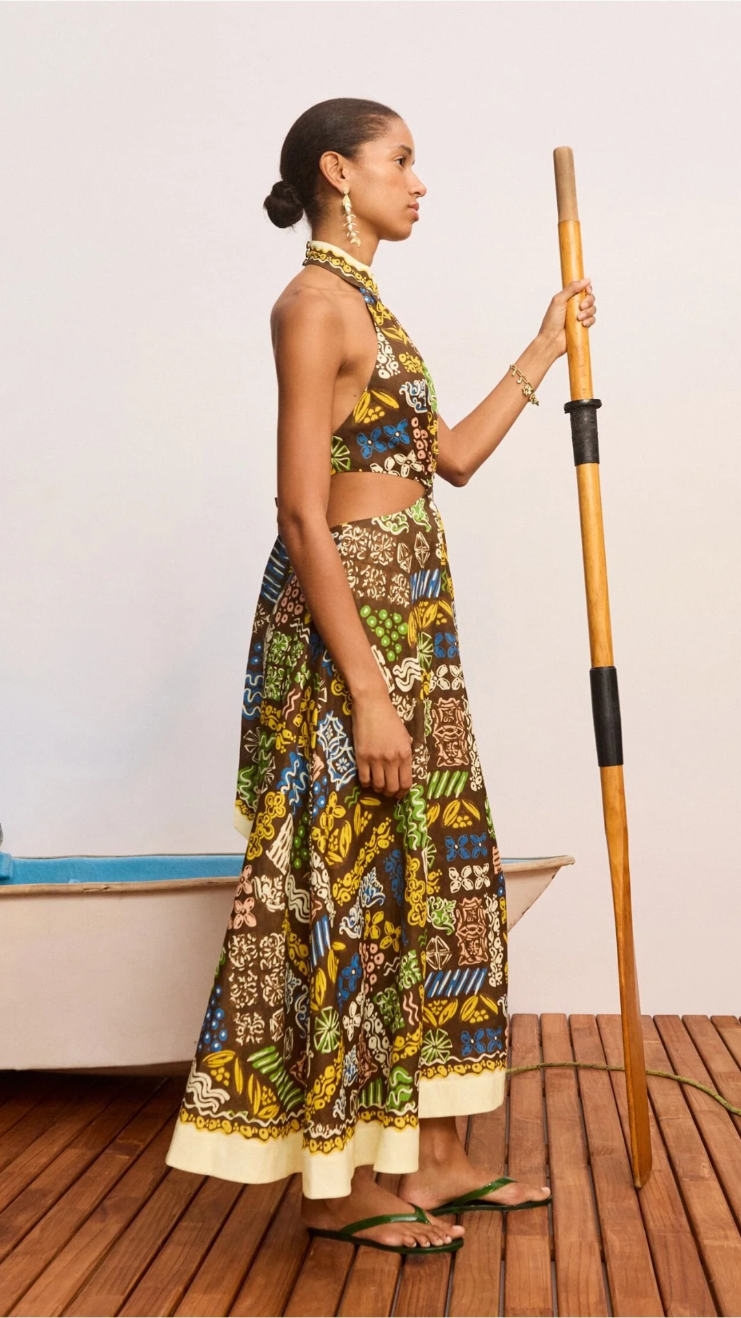 ALÉMAIS Minnie Midi Dress in Multi