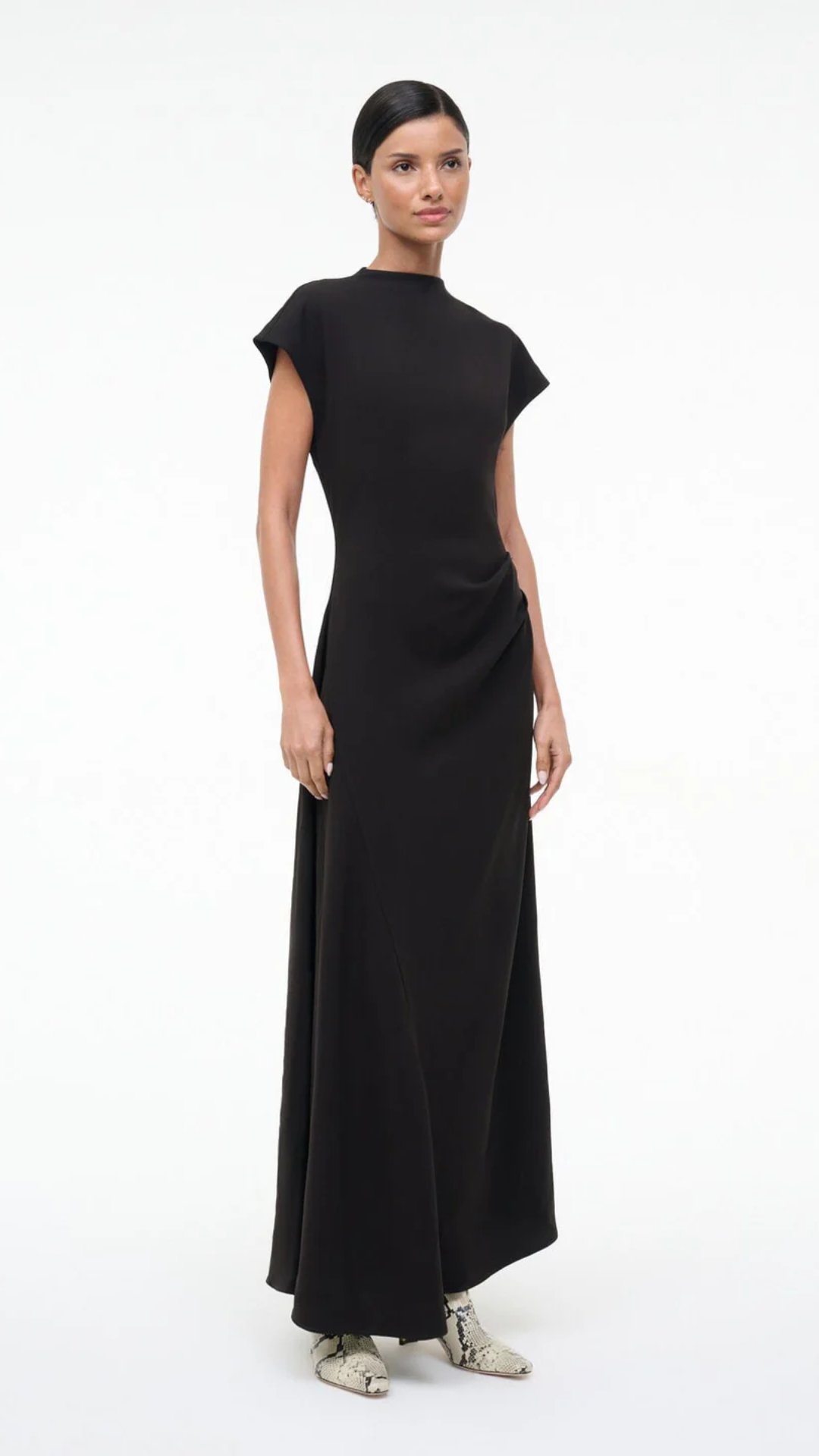 Staud Zaya Dress in Black