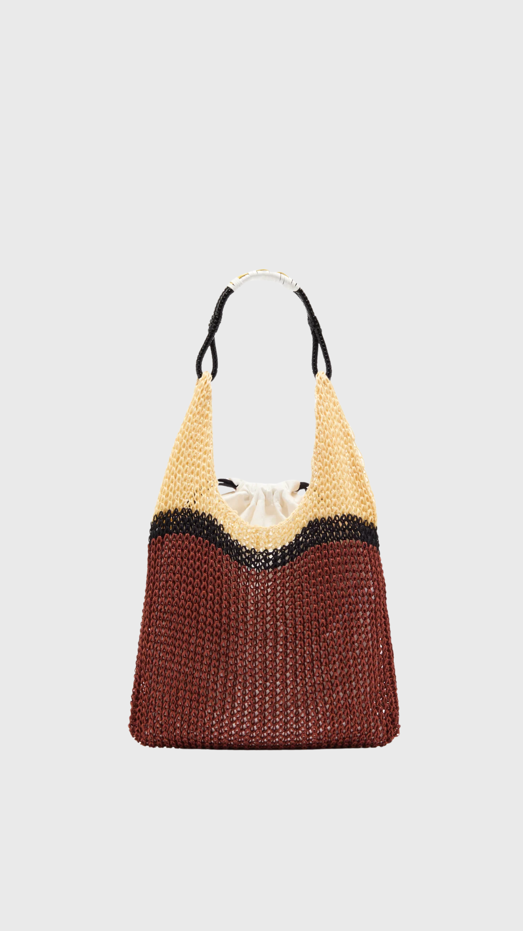 Plan C Crochet Shopper Tote in Boryell
