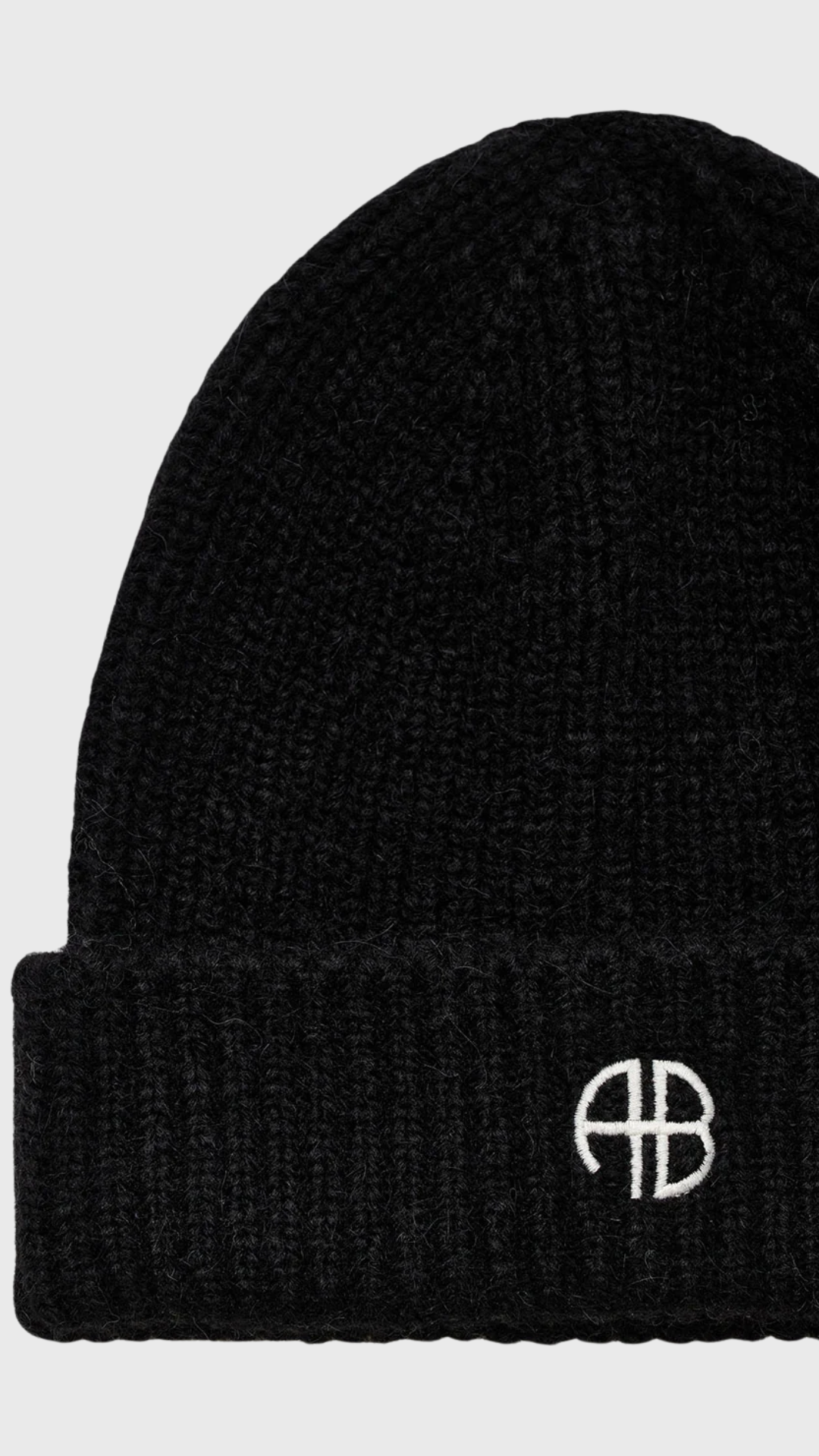 Anine Bing Elia Beanie in Black