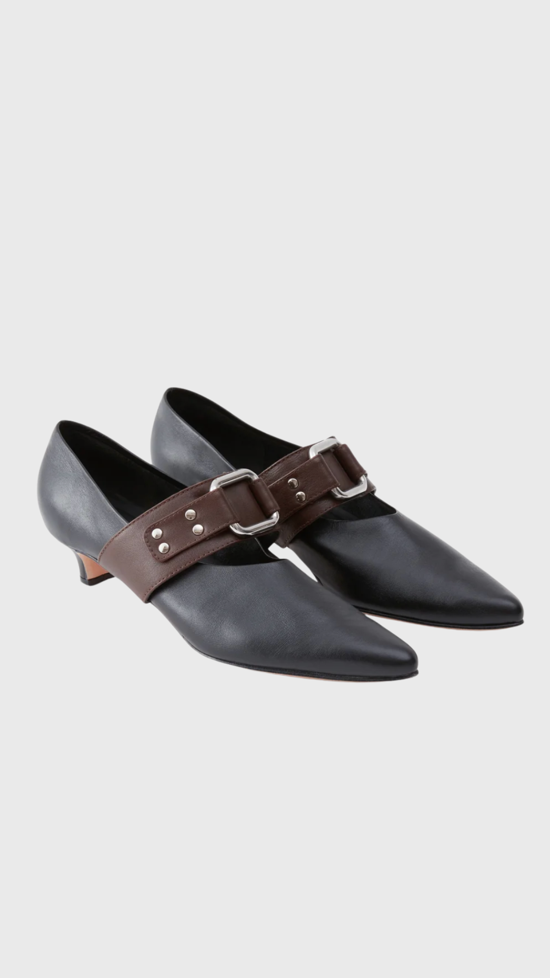 Rachel Comey Clemmie Pirate Heel in Black Mule