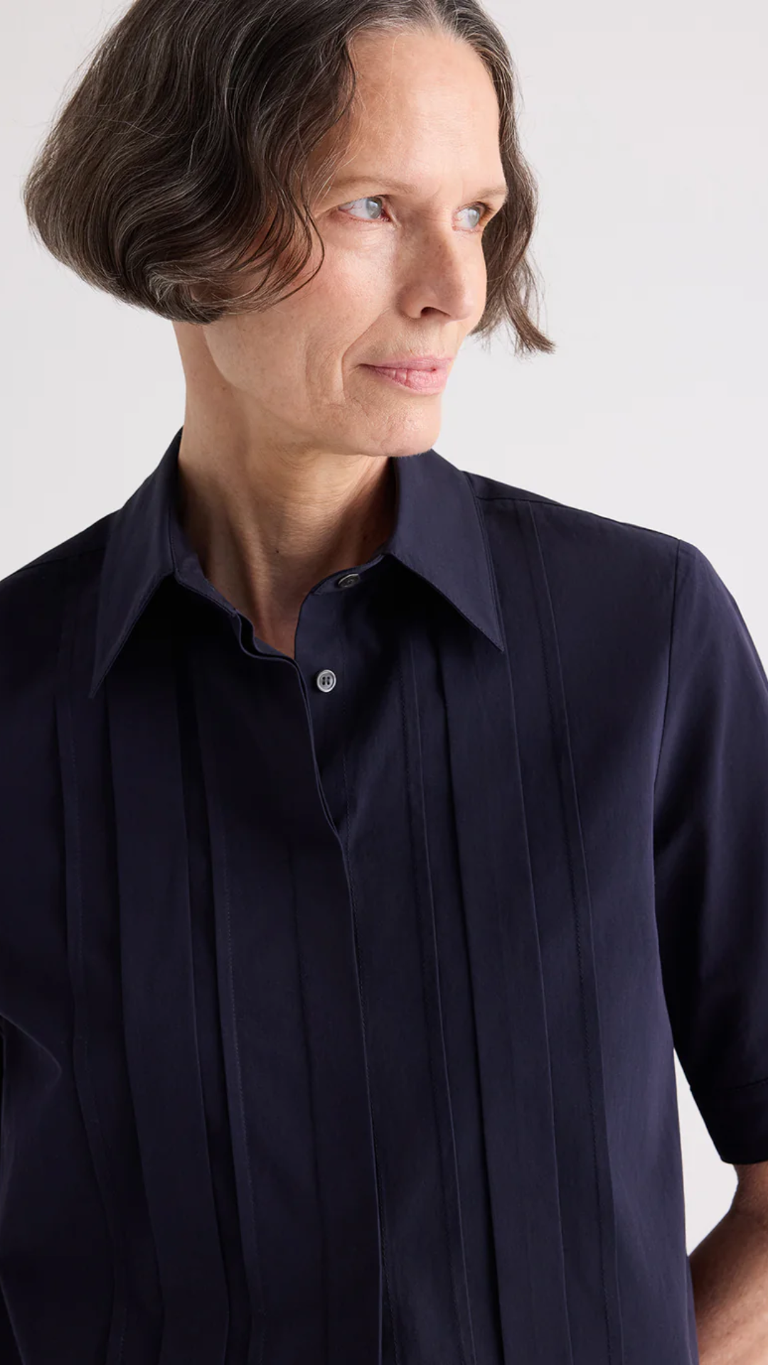 TWP Short Lived Placket Top