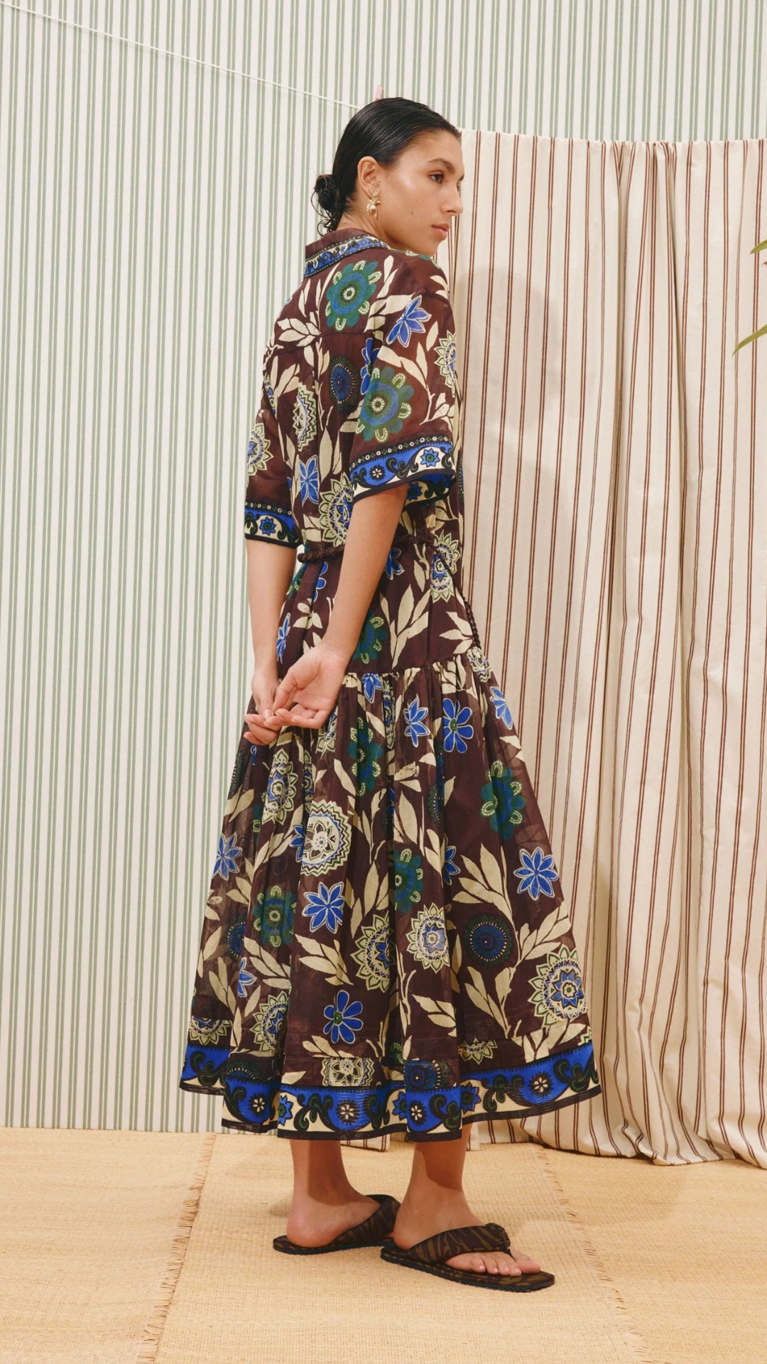 Alemais Jasper Shirtdress in Chocolate