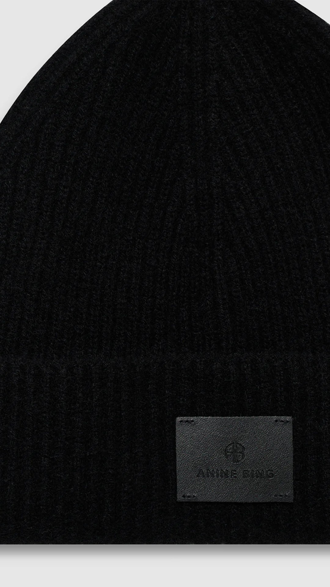 Anine Bing Carley Beanie in Black