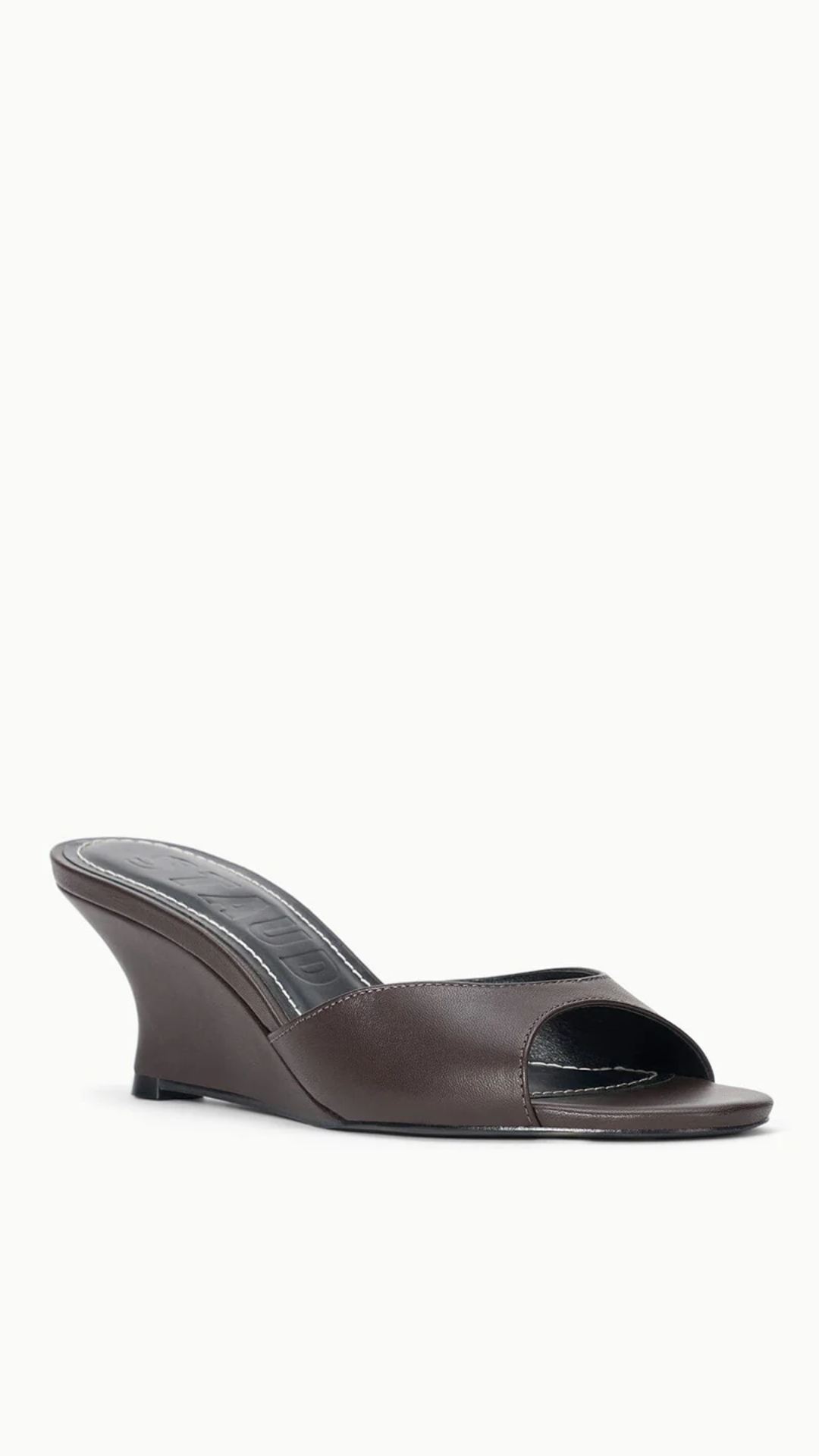 Staud Brigitte Wedge in Espresso