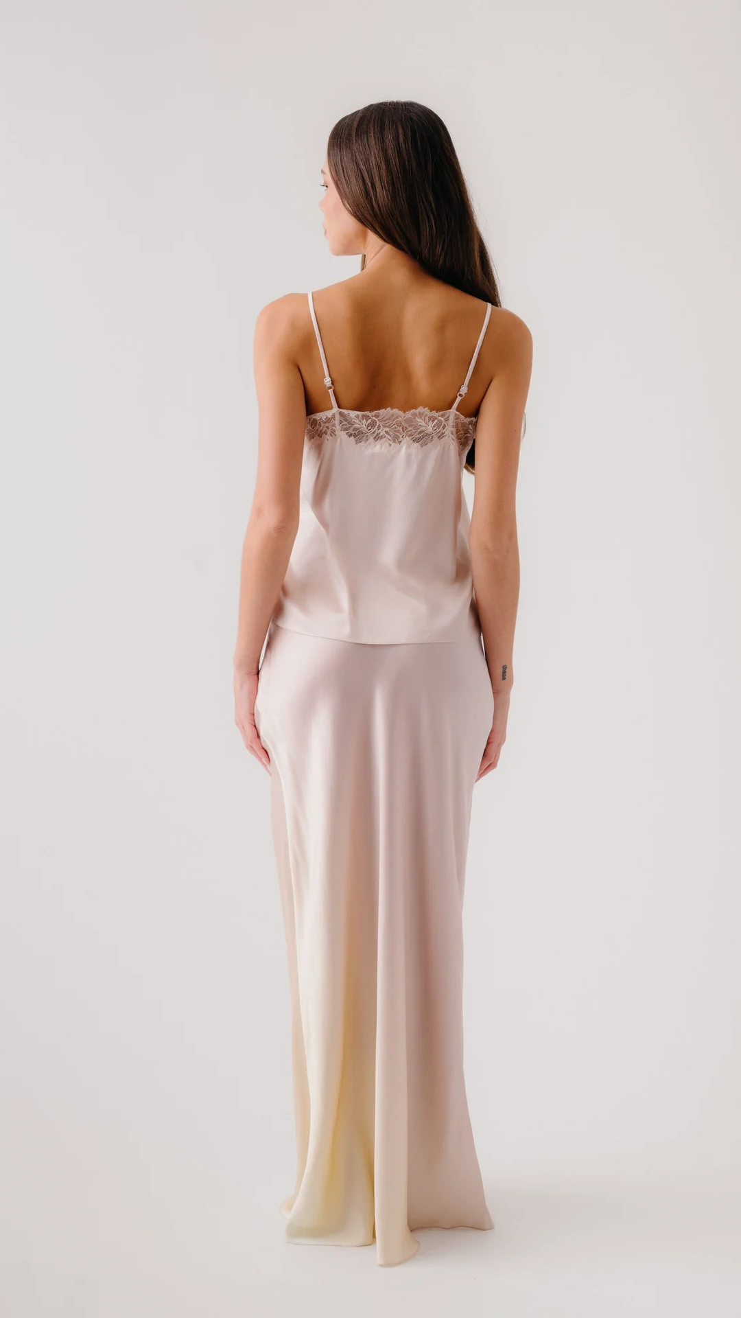 Sablyn Bobbi Lace Trim V-Neck Cami in Lunar