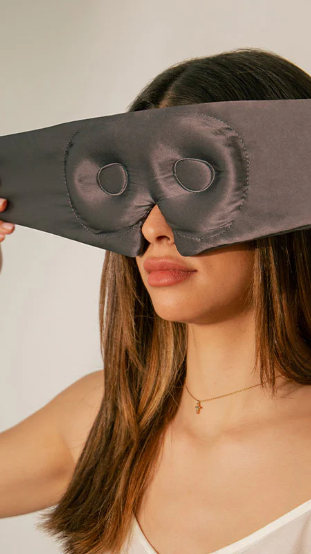 Drowsy Eyelash Protecting Sleep Mask in Moonlight Shadow