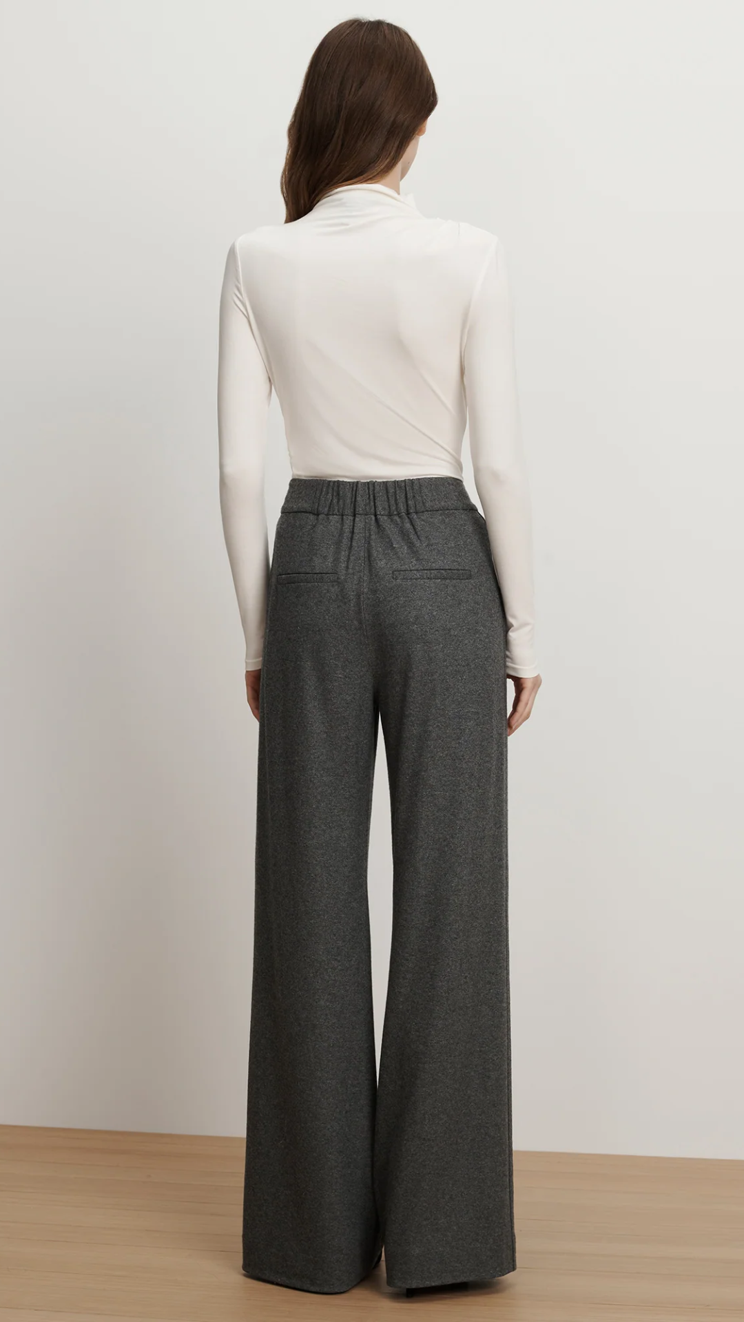 Veronica Beard Marbeau Pant in Medium Heather Grey