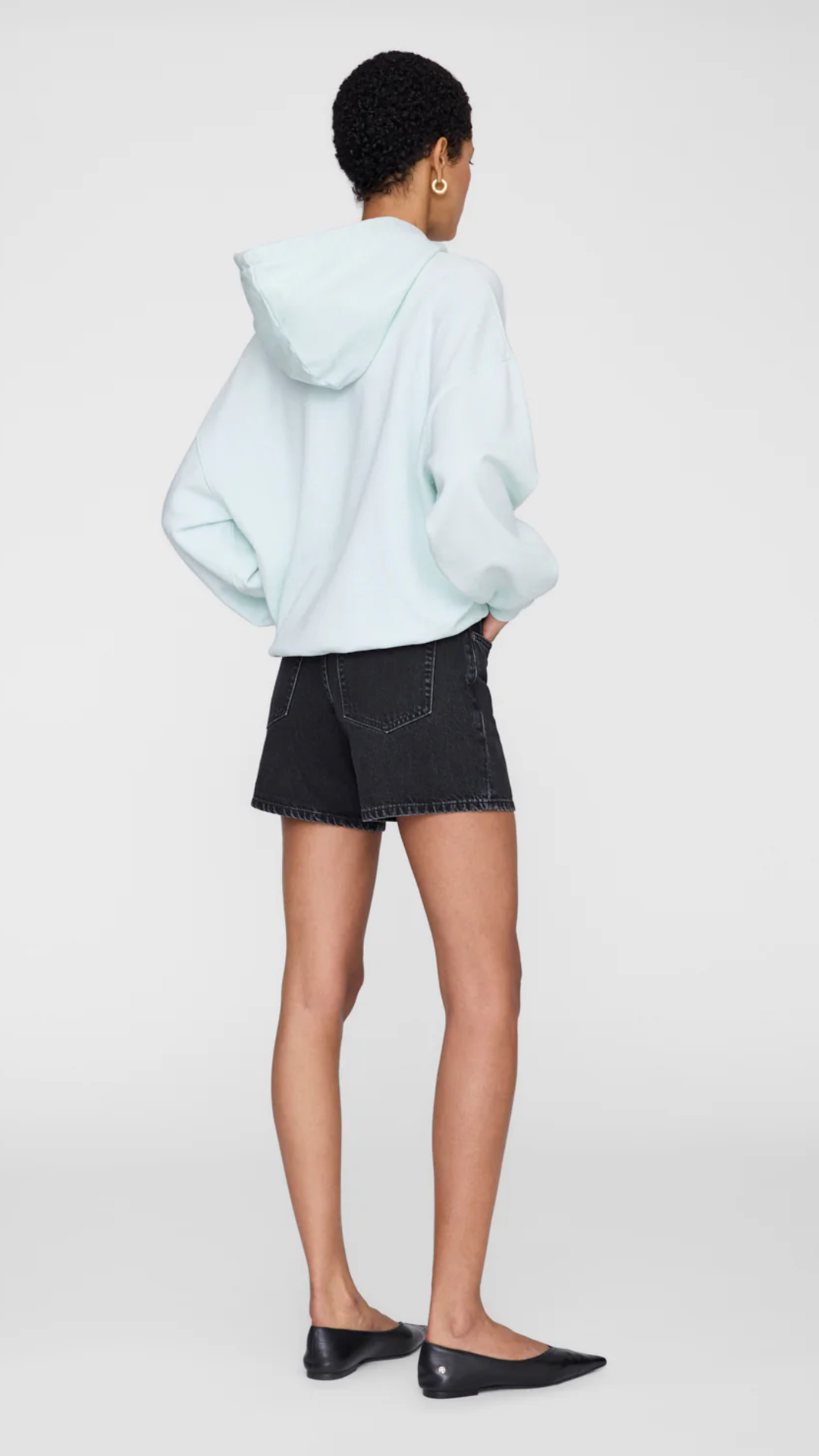 Anine Bing Harvey Sweatshirt in Spring Mint