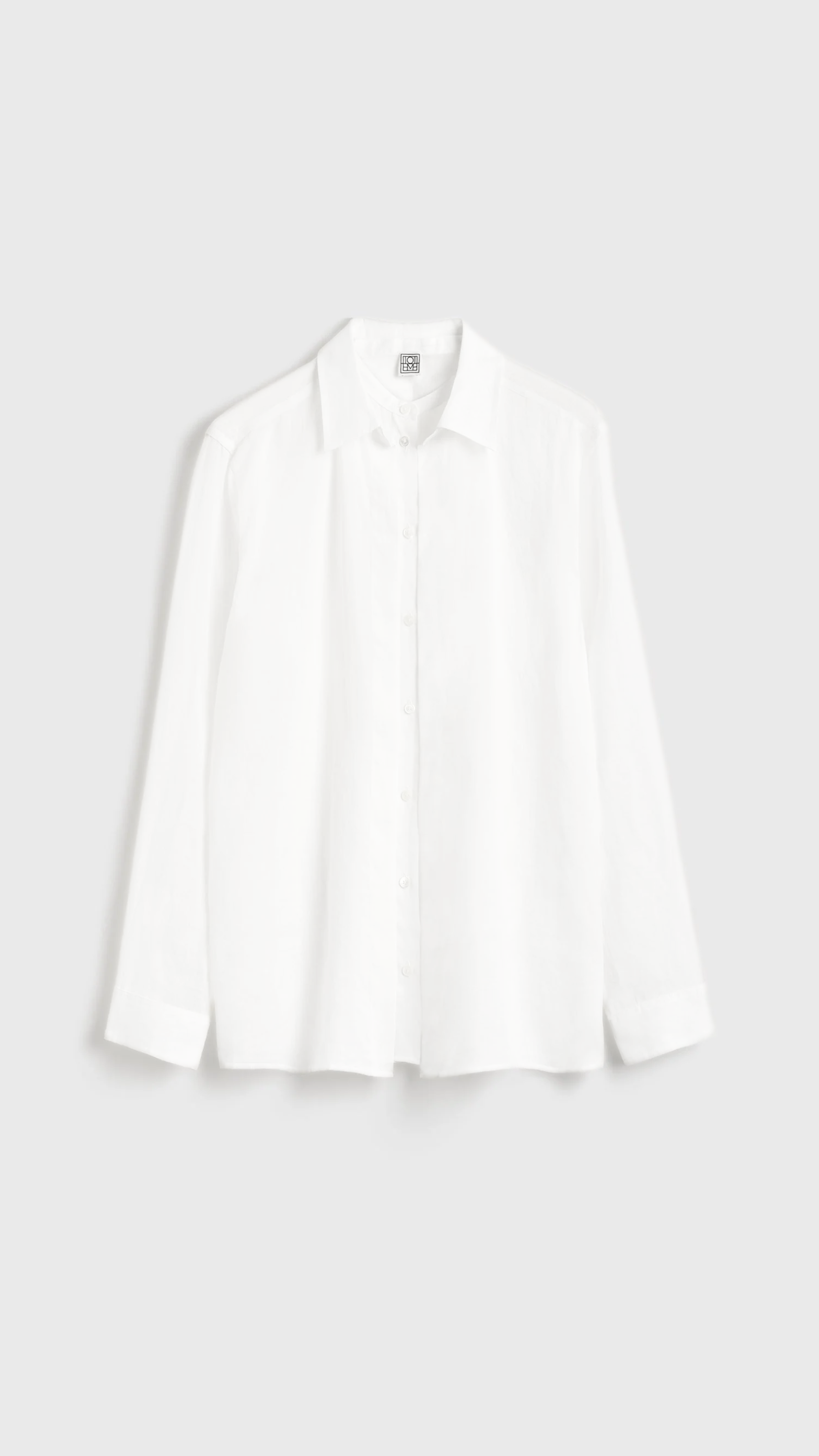 Toteme Double Collar Shirt in White