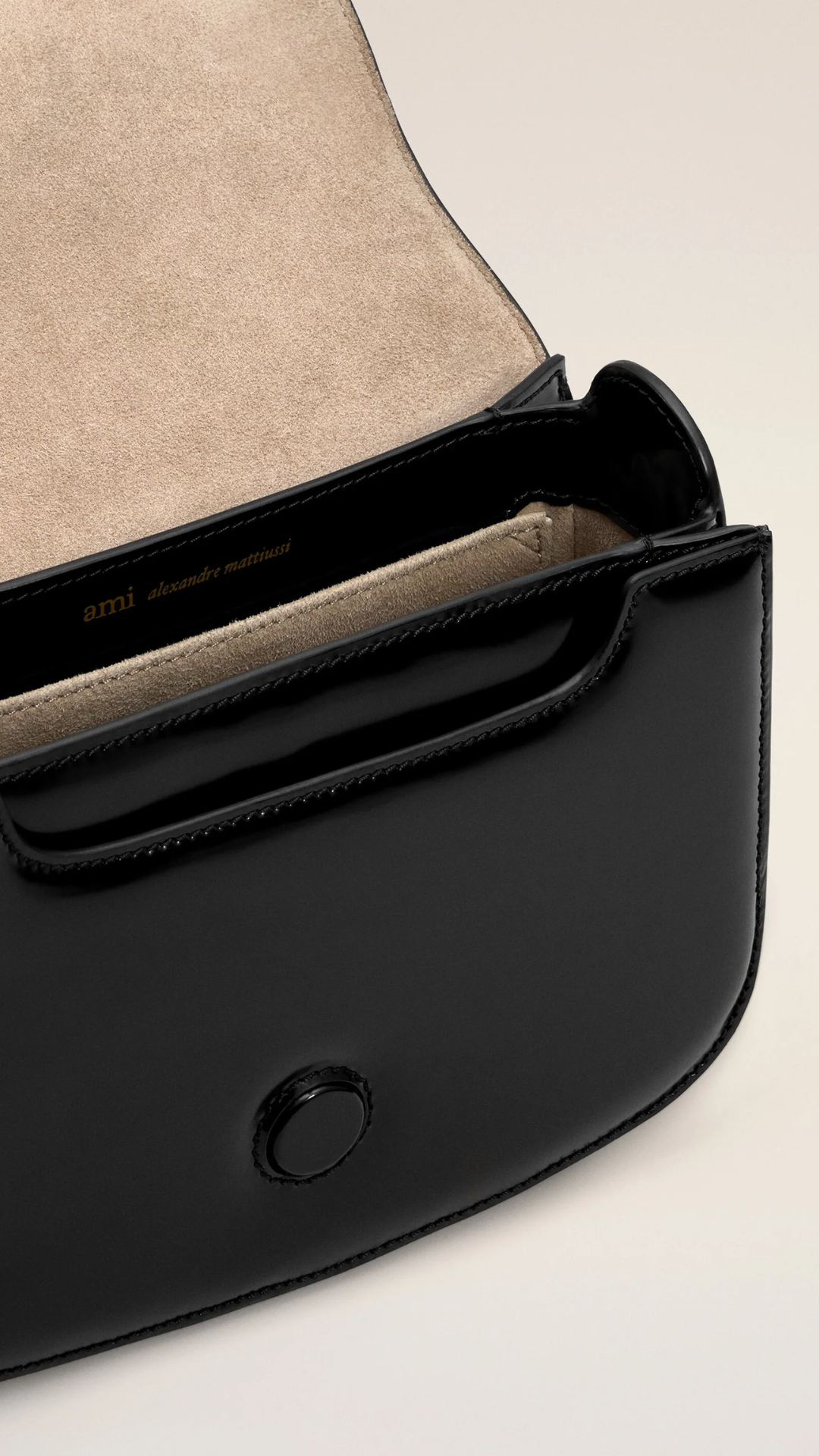 Ami Paris Paris Bag in Black