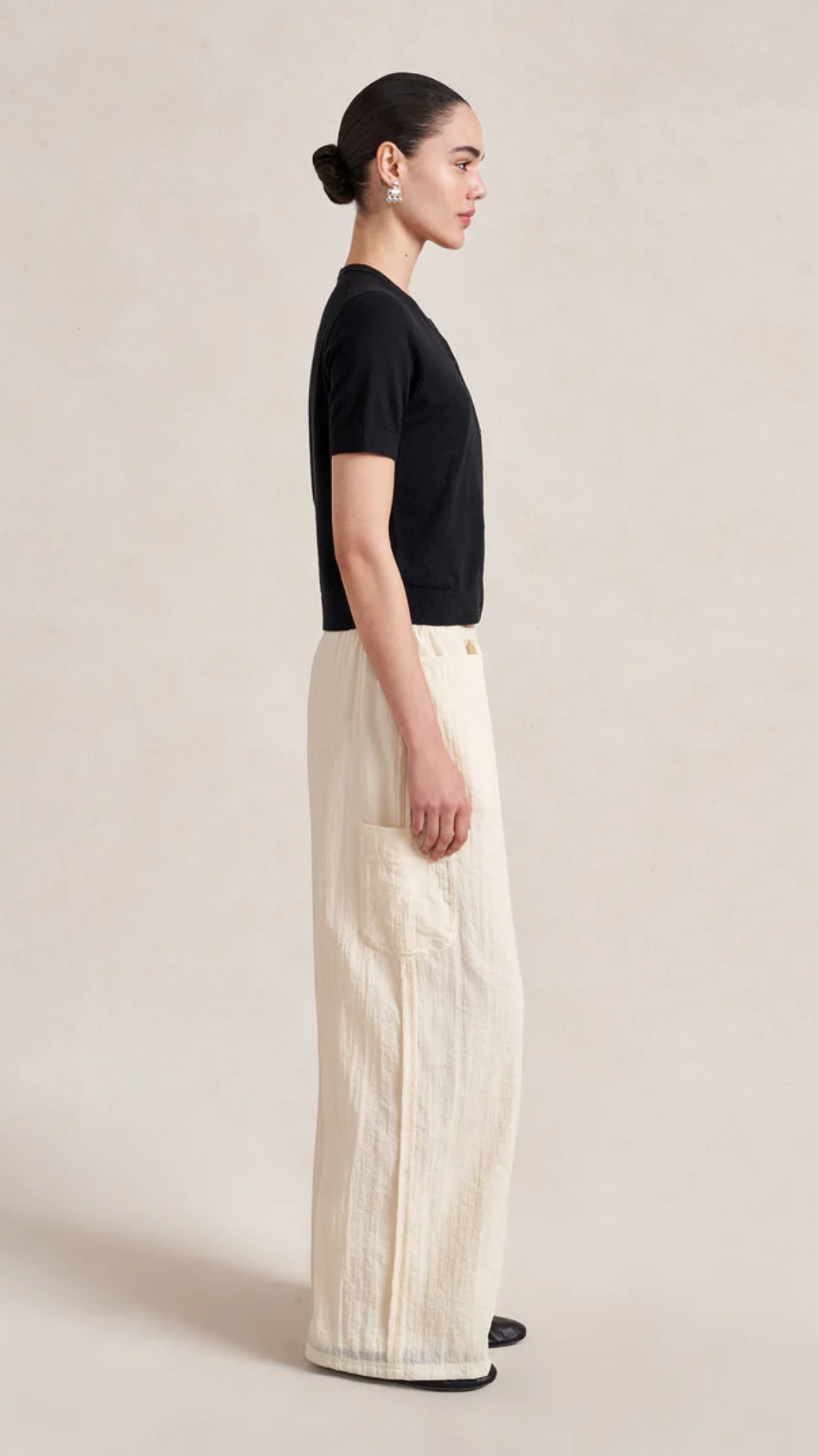 La Ligne Alex Cardigan in Black
