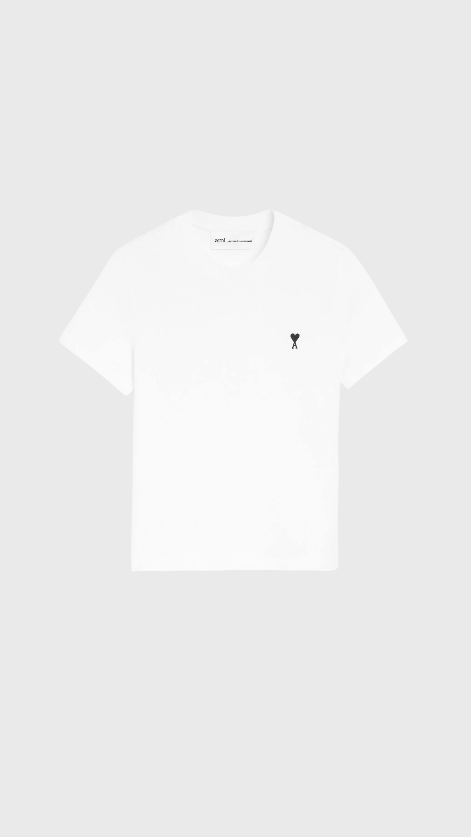 Ami Cotton Cropped Ami De Coeur T-Shirt