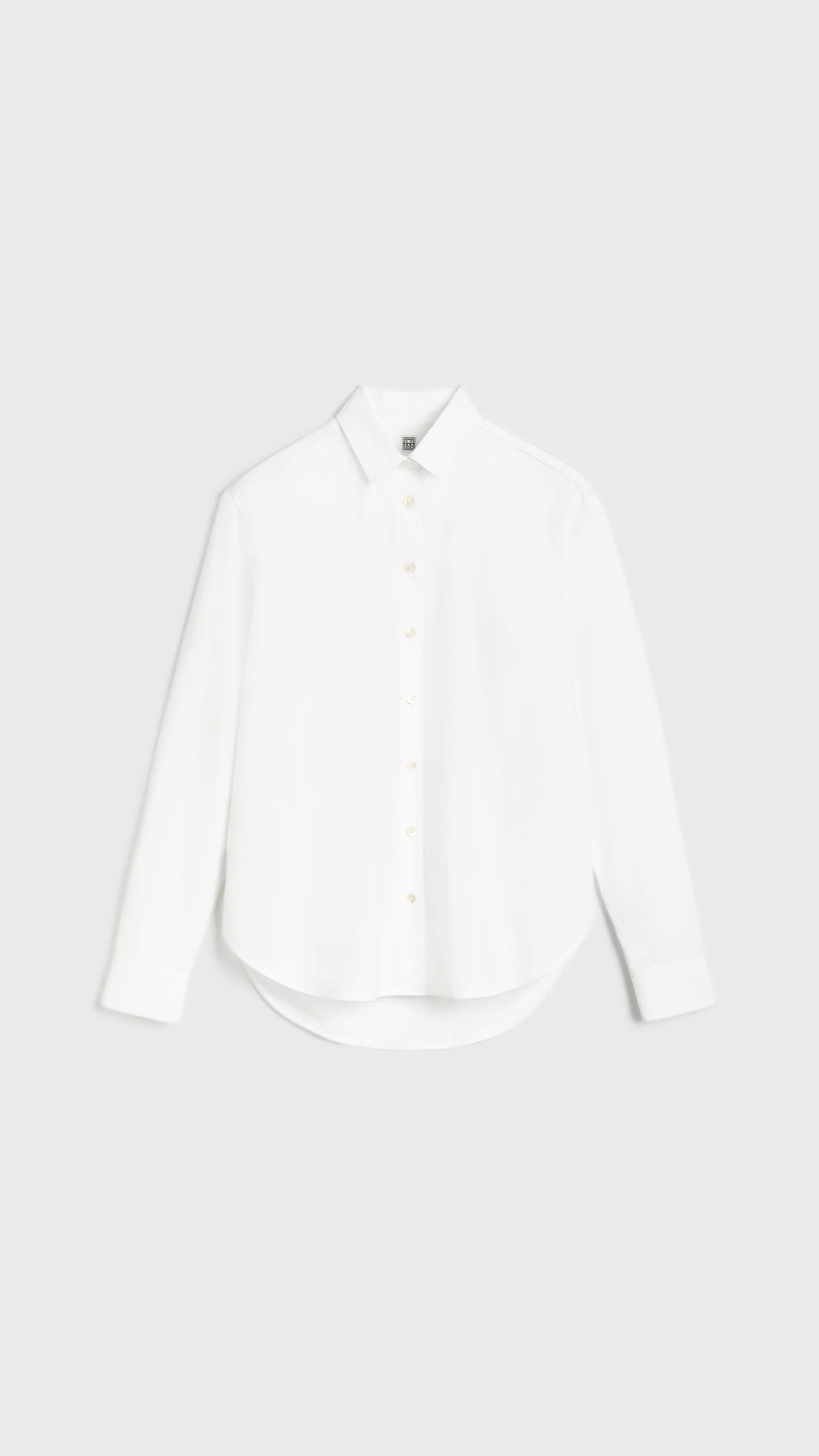 Toteme Signature Cotton Shirt in White