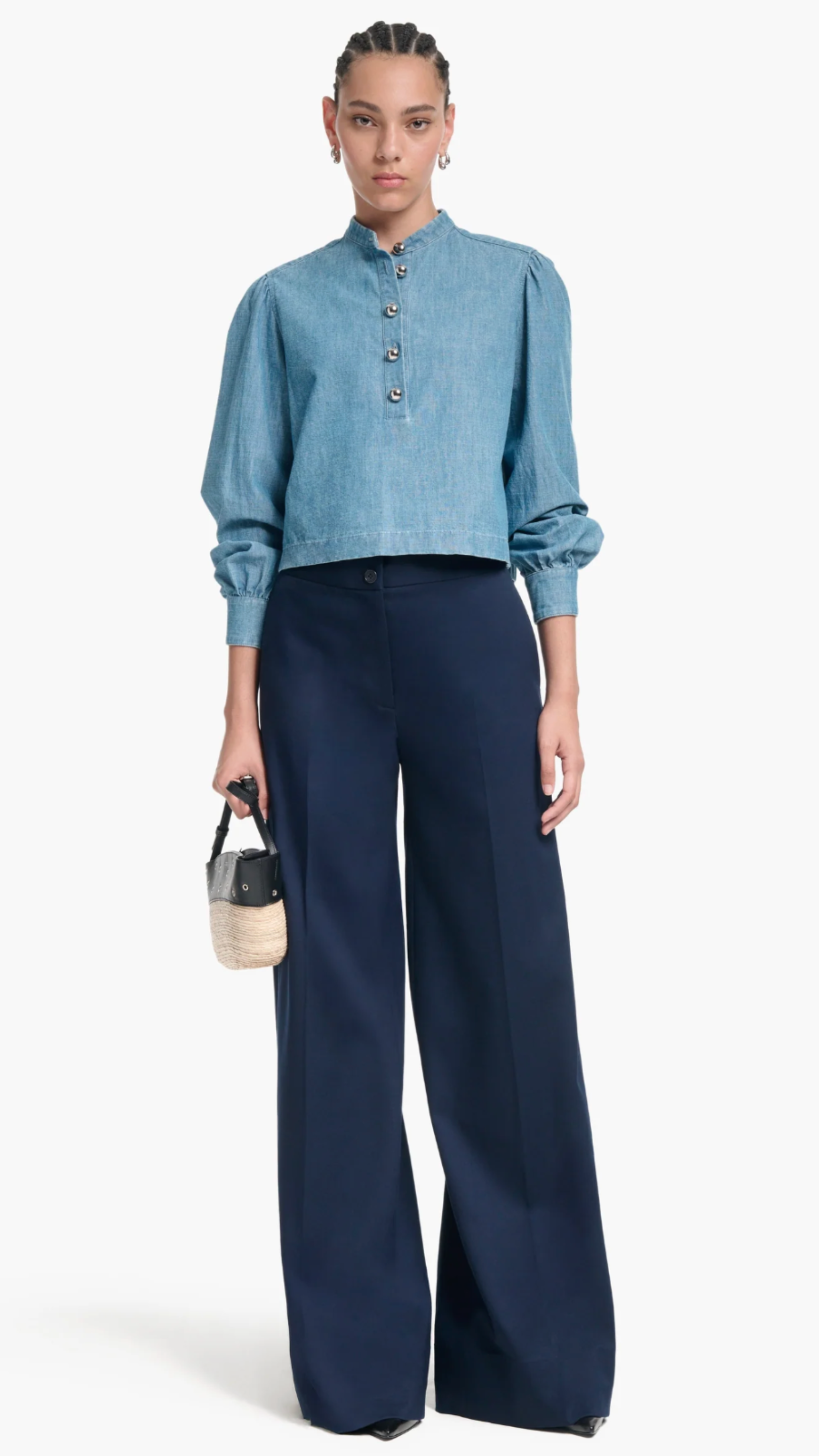 Altuzarra Margot Top in Indigo