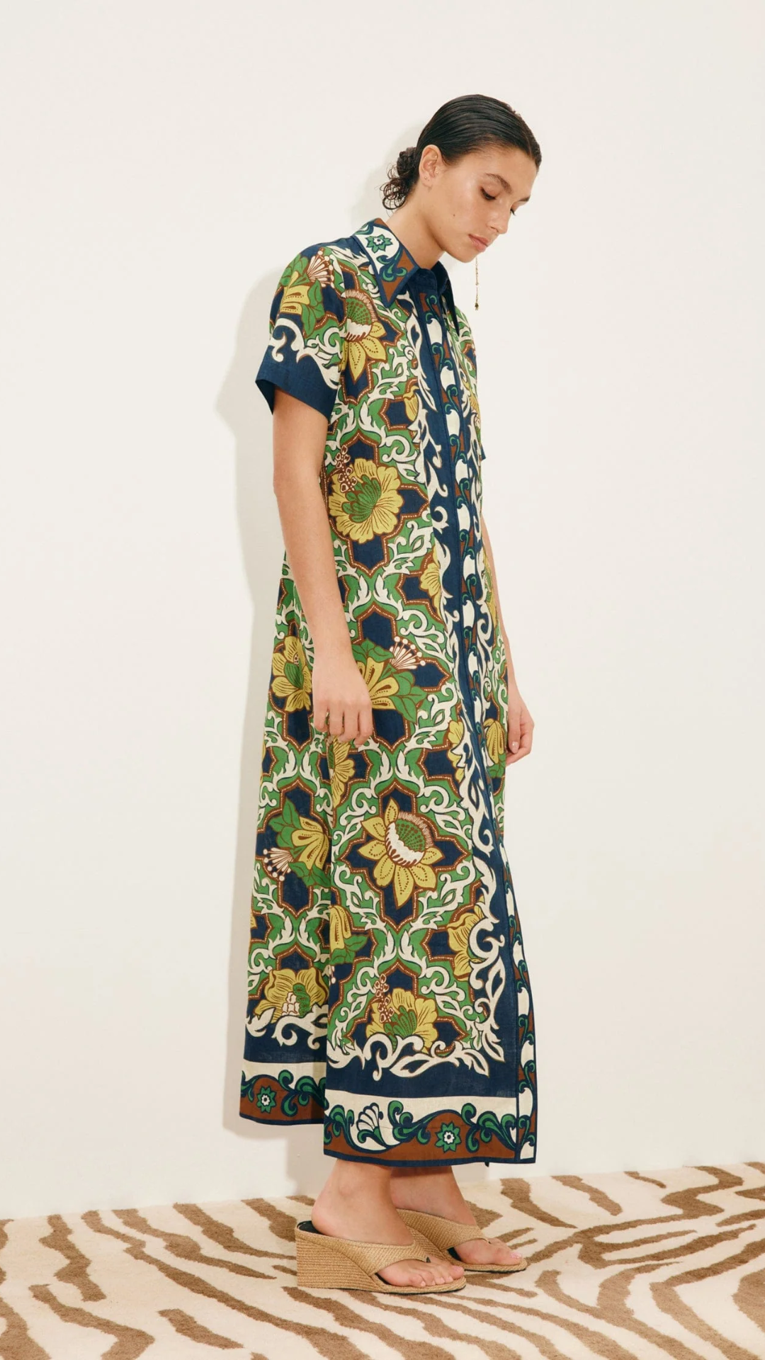 Alemais Liana Shirtdress in Multi