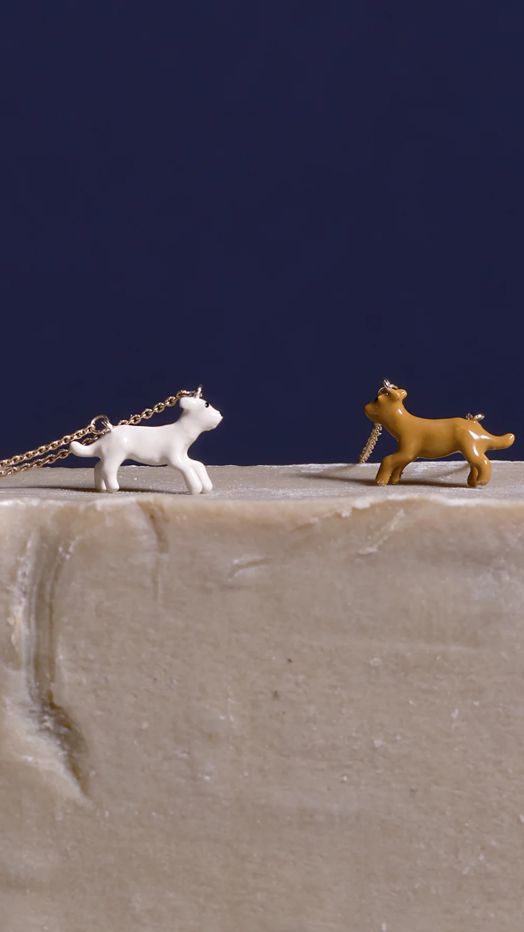 Aliita Doggy Enamel Necklace