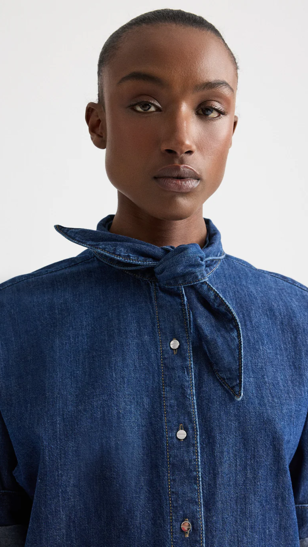 TWP Tie One On Shirt in Dark Stone