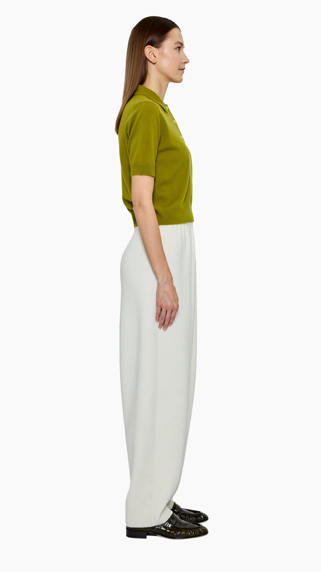 Arch 4 Octavia Polo Top in Caper Green