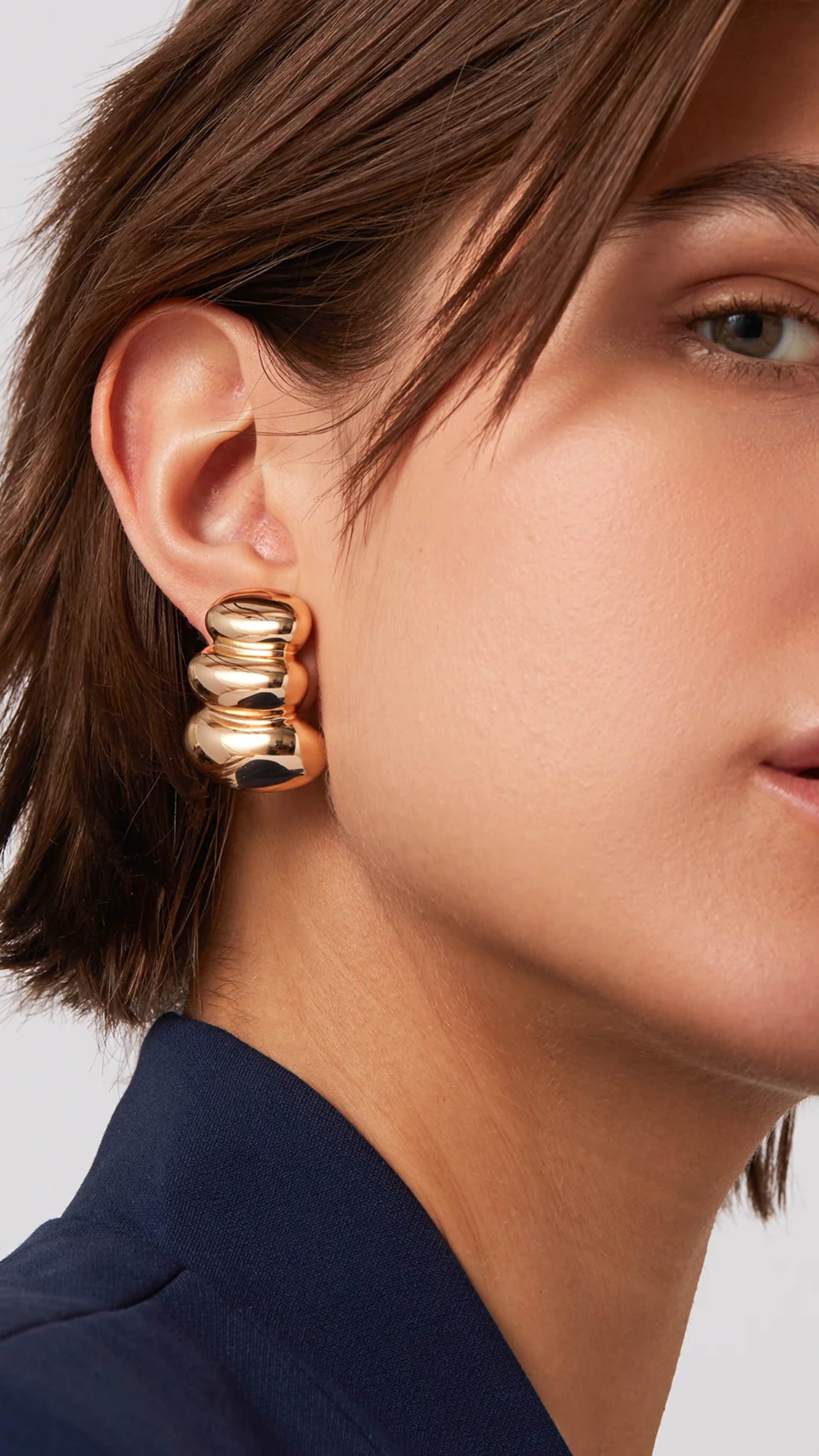 Jenny Bird Non-stop Earrings in Gold